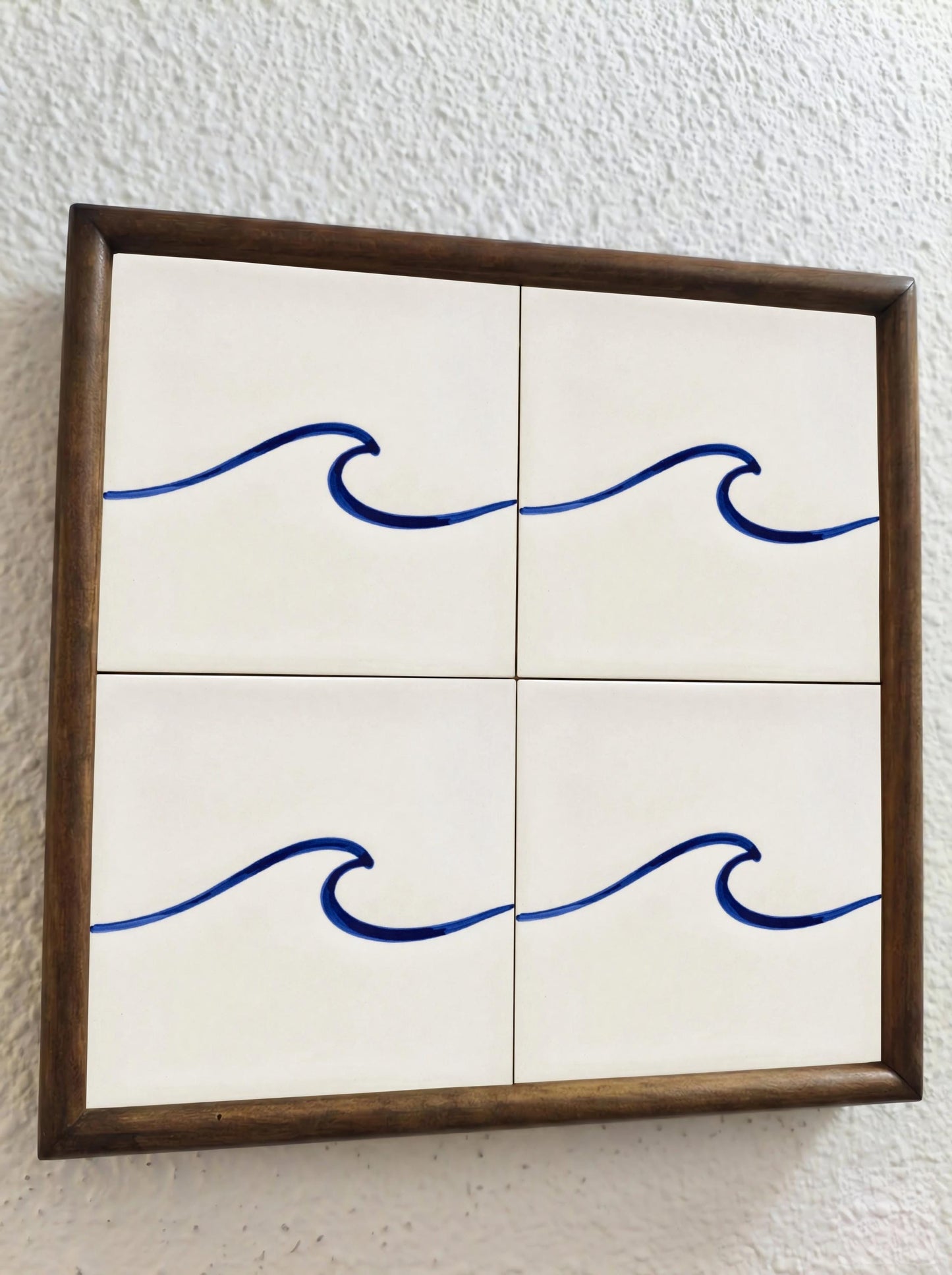 Wave Minimalist — Coastal Mediterranean Décor Decorative Tile