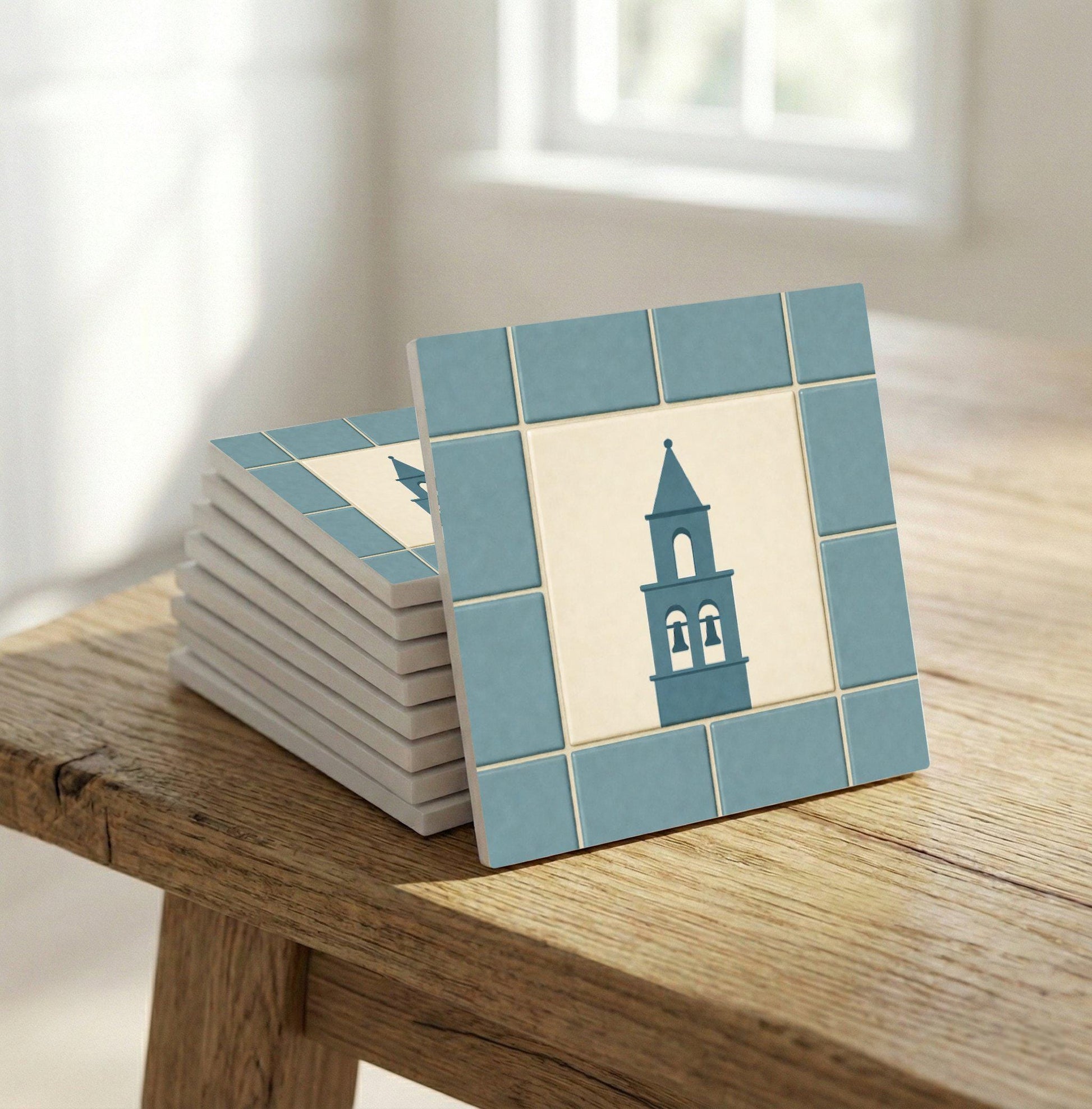 Bell Tower Mediterran — Keramikfliese, Spanisches Erbe-Design