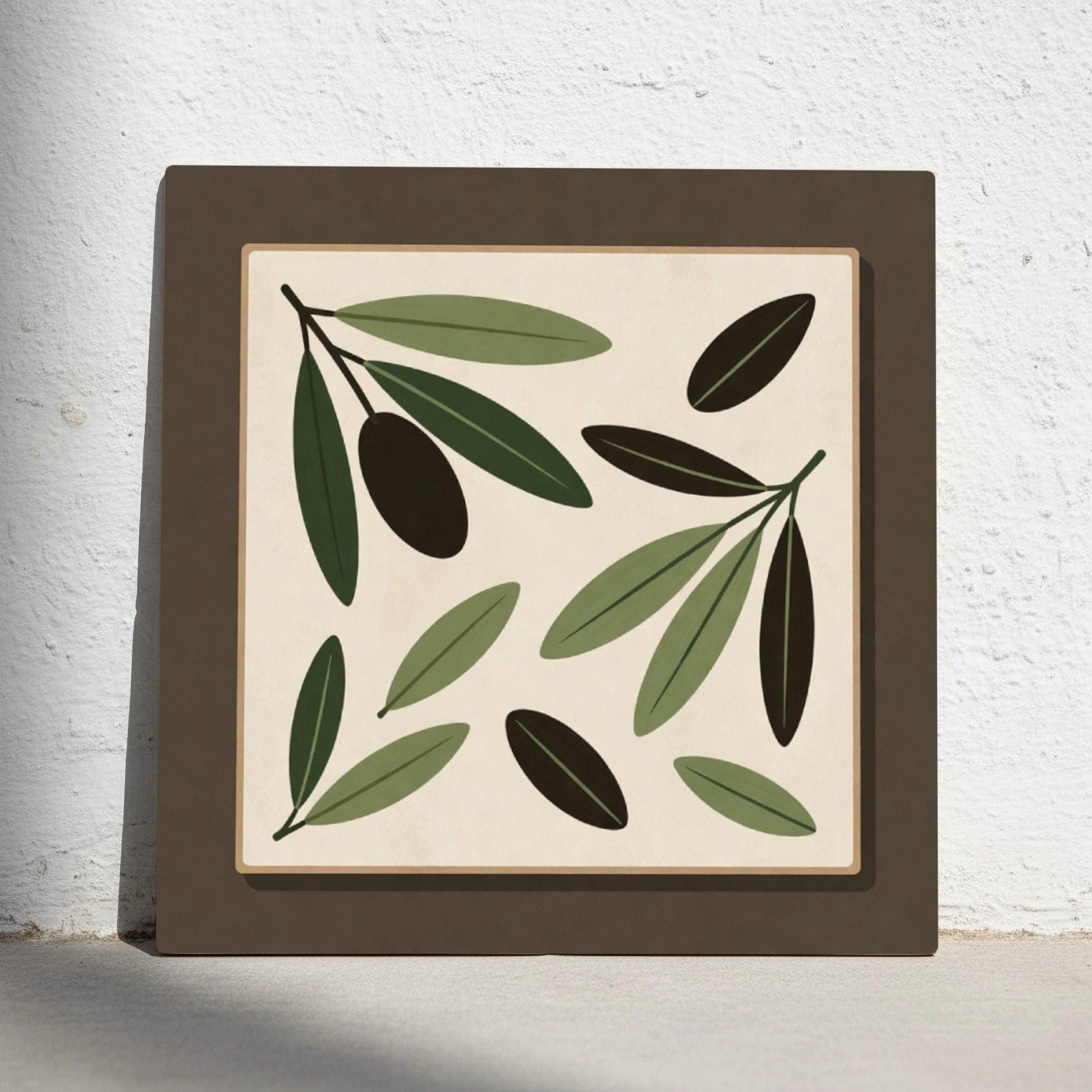 Jaén Olive Grove · Keramik-Wandfliese — Azulejo im Sevilla-Stil