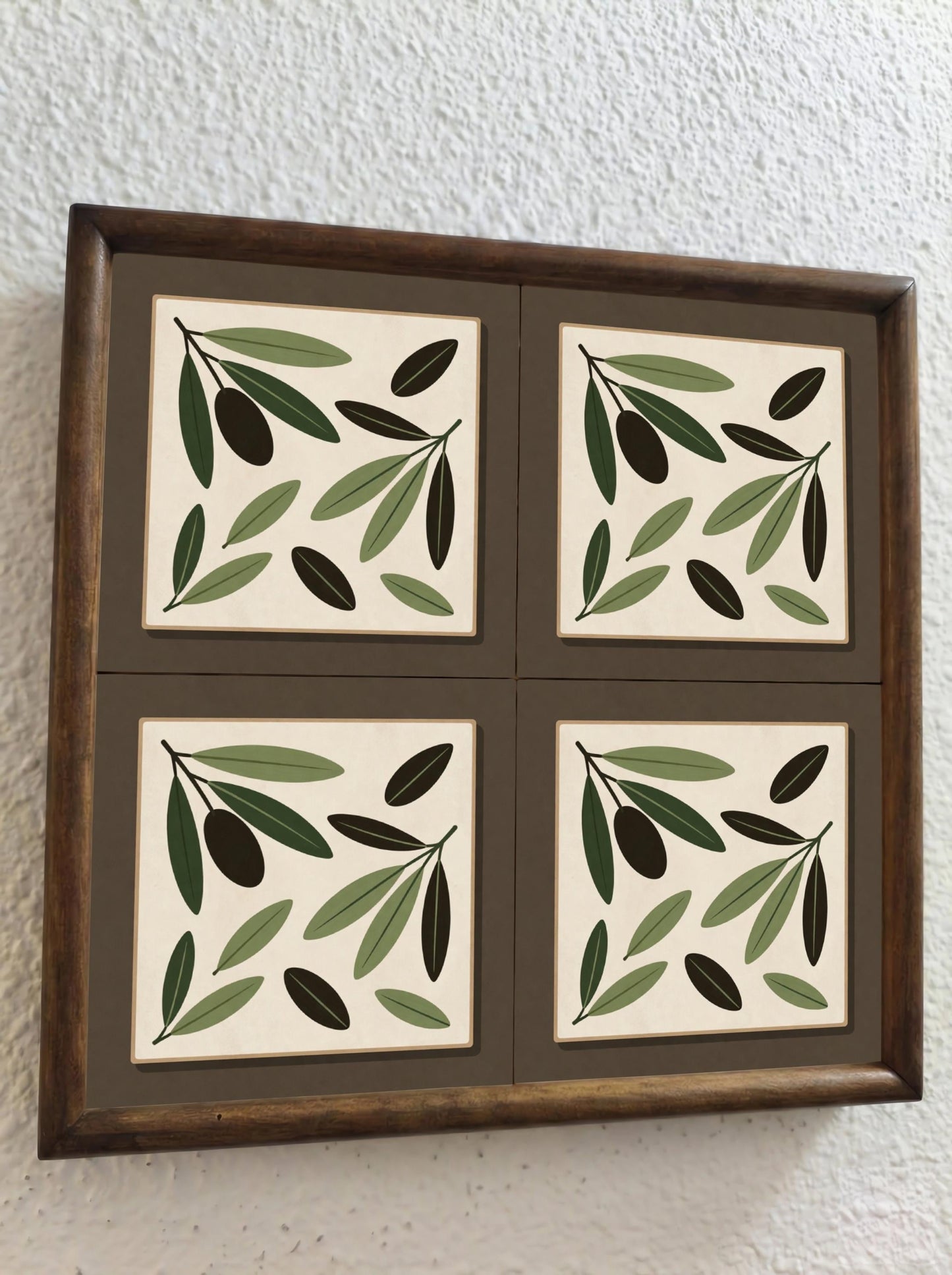 Jaén Olive Grove · Keramik-Wandfliese — Azulejo im Sevilla-Stil