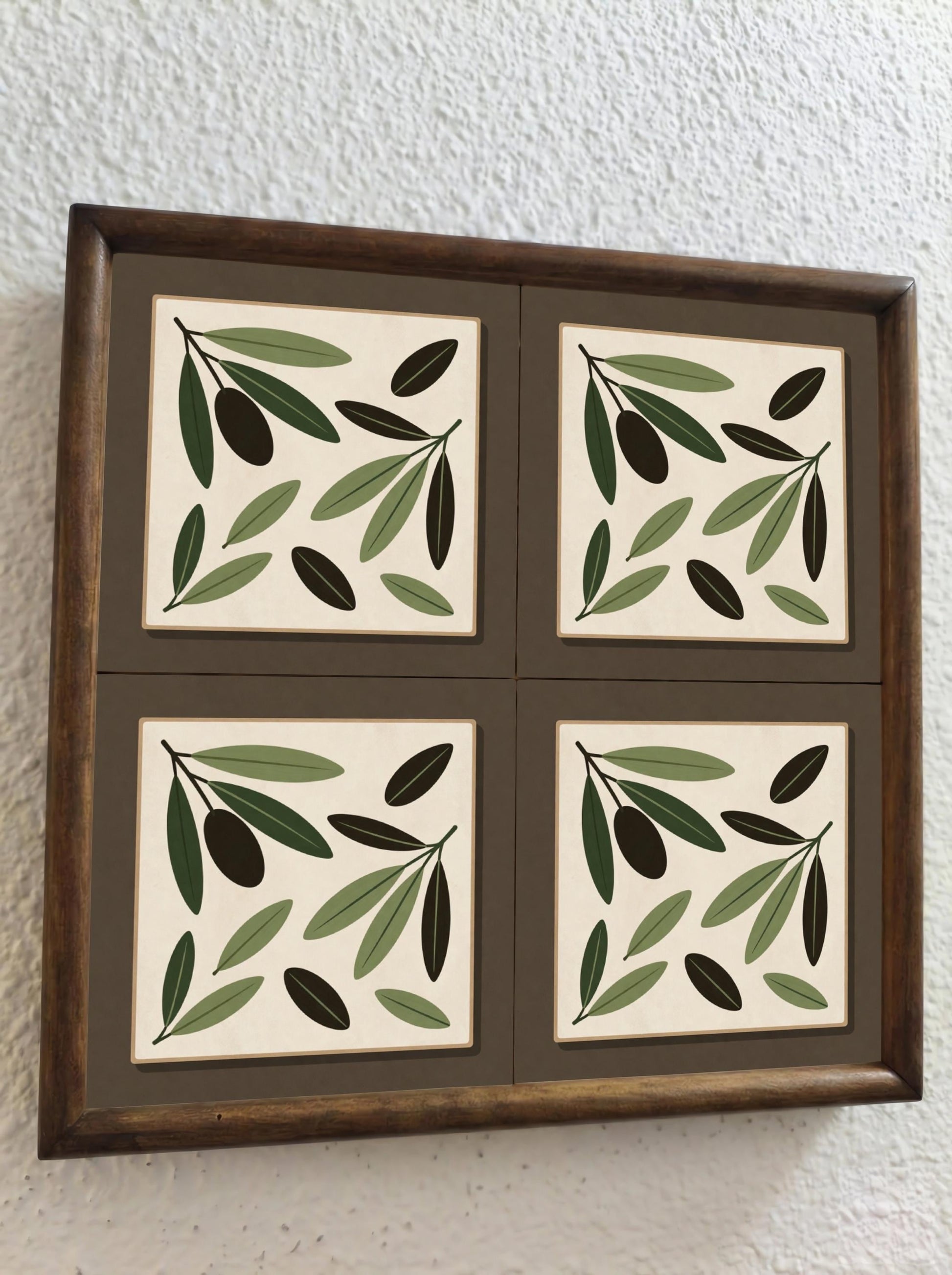 Jaén Olive Grove · Keramik-Wandfliese — Azulejo im Sevilla-Stil