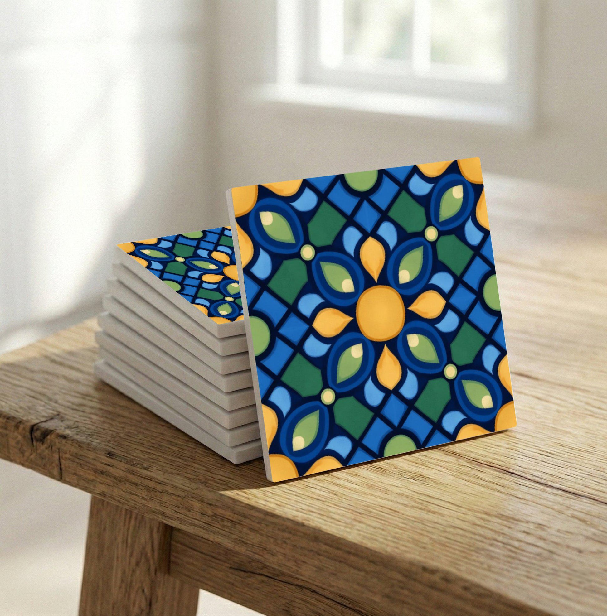 Mediterranean Geometric — Modern Geometric Design Decorative Tile