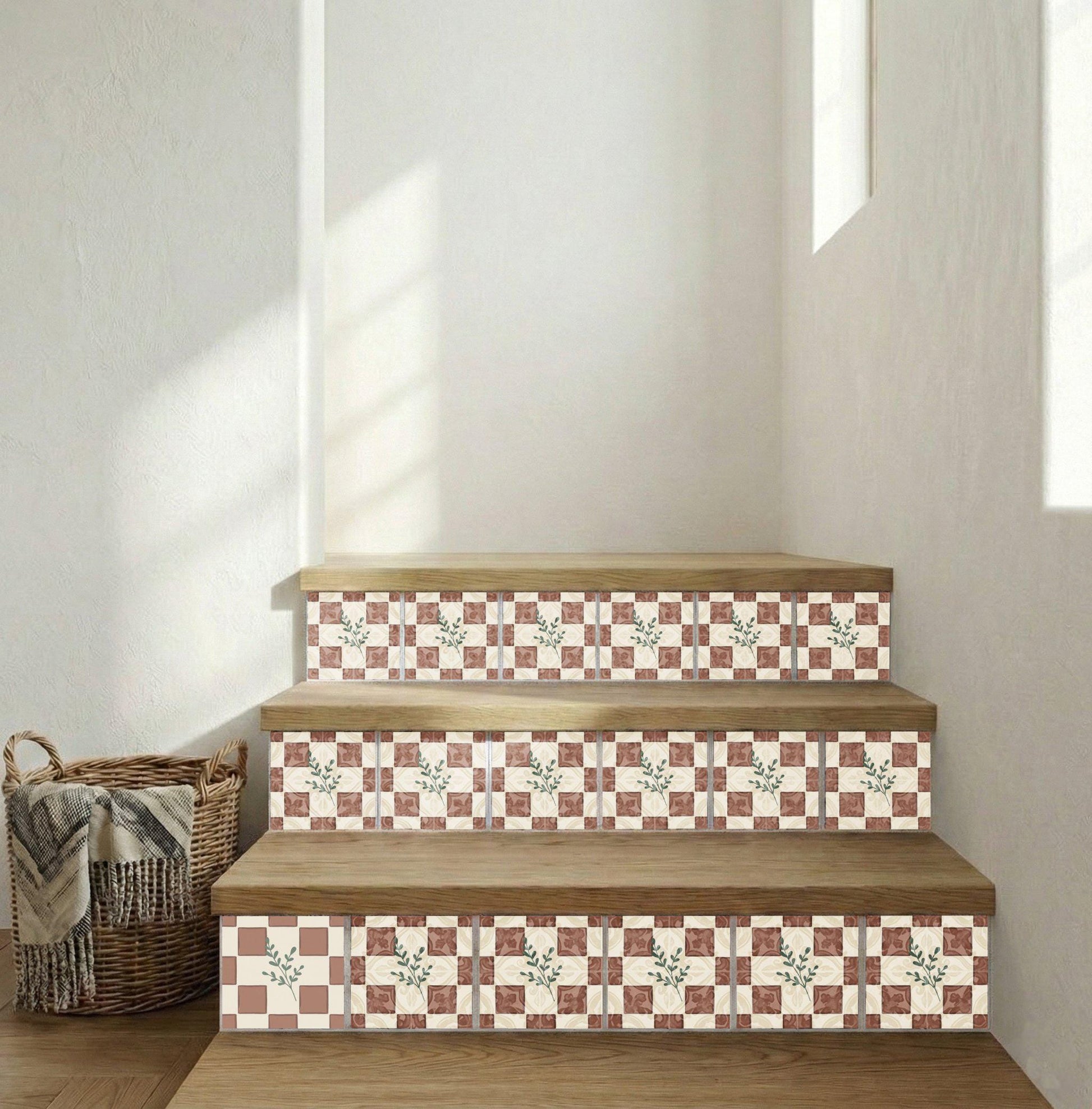 Damero Herb Rustic — Mediterranean Kitchen Tile Ceramic Tile