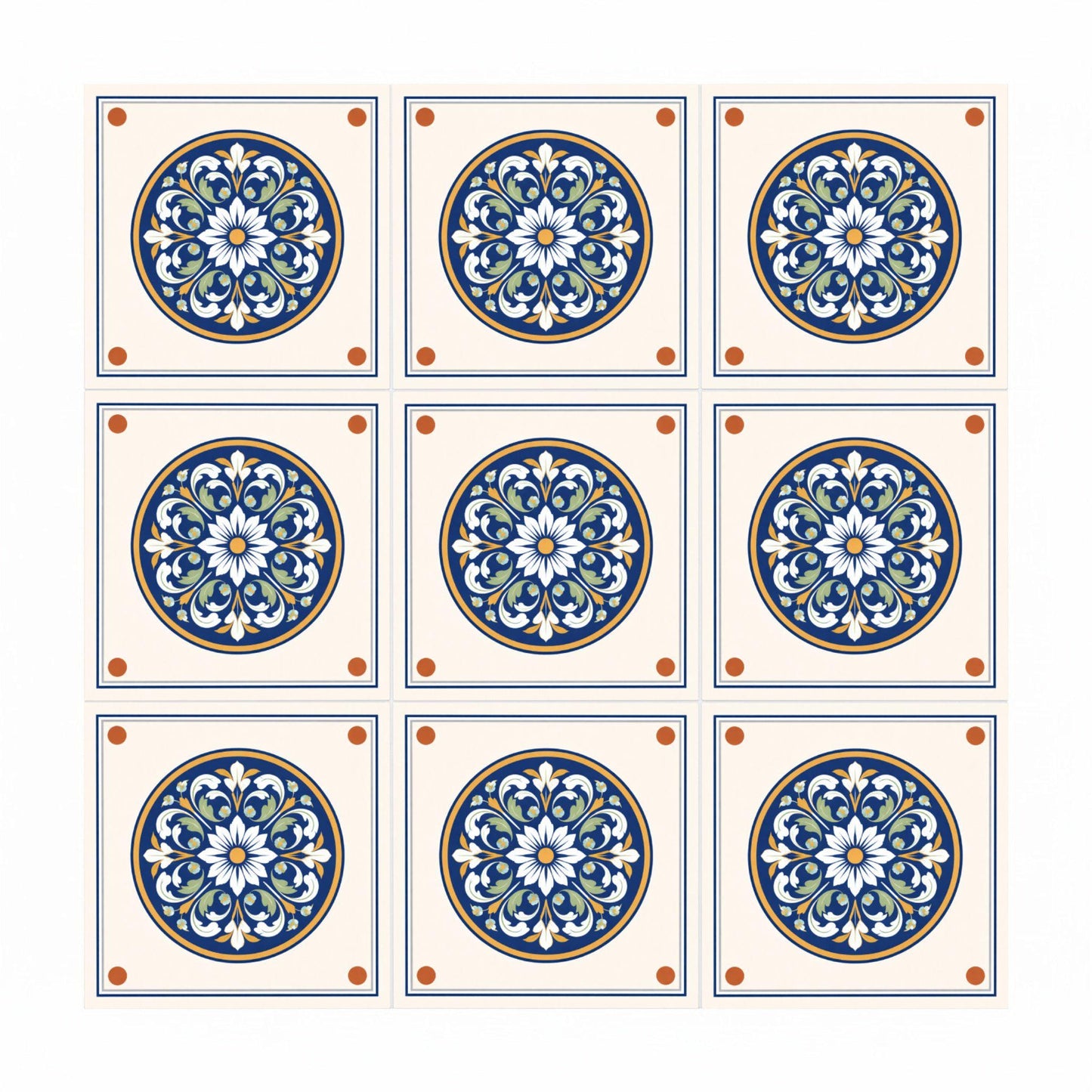 Versailles Medallion — Contemporary Geometric Décor Decorative Tile