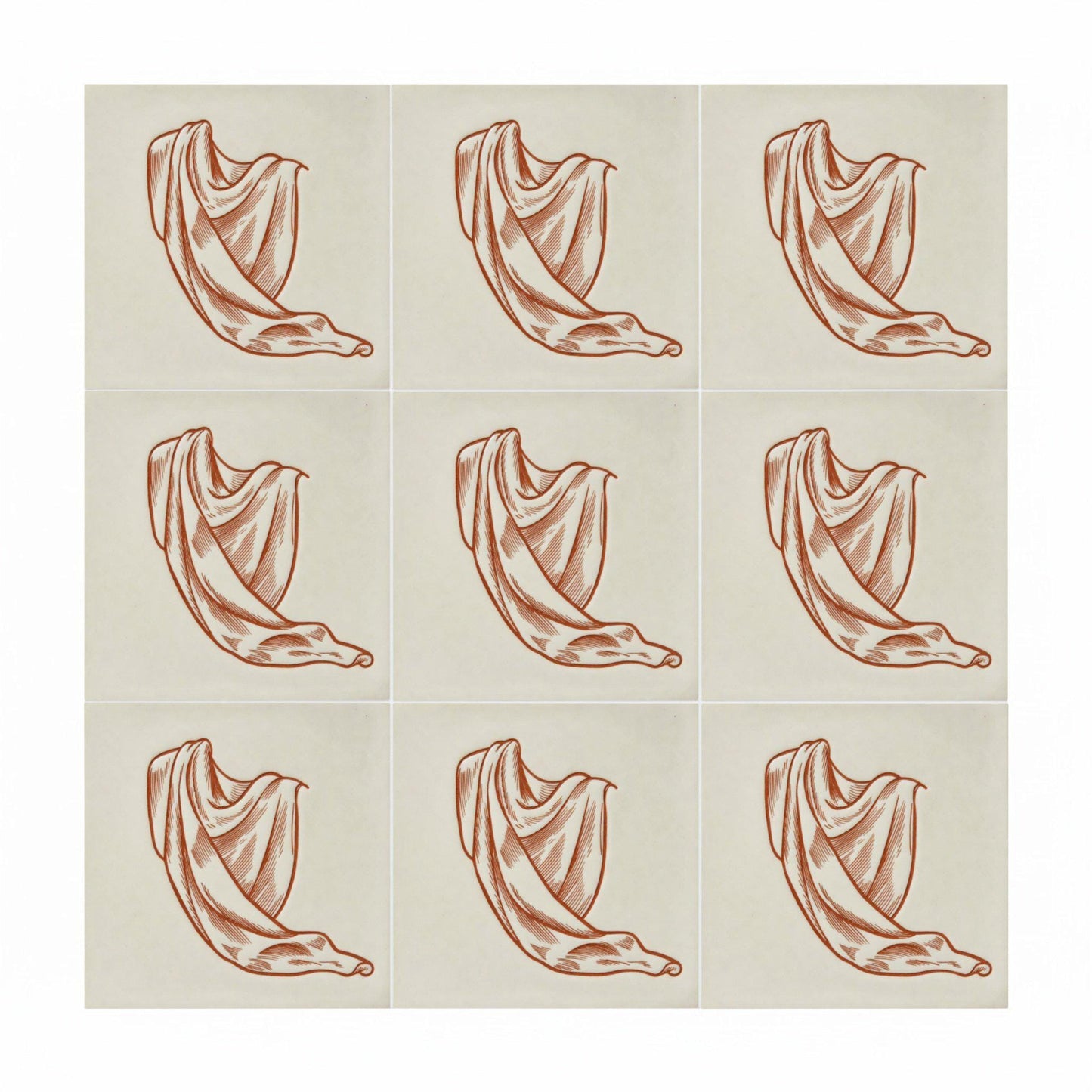 Ceramic Tile Drapery Classic — Classic Decorative Pattern