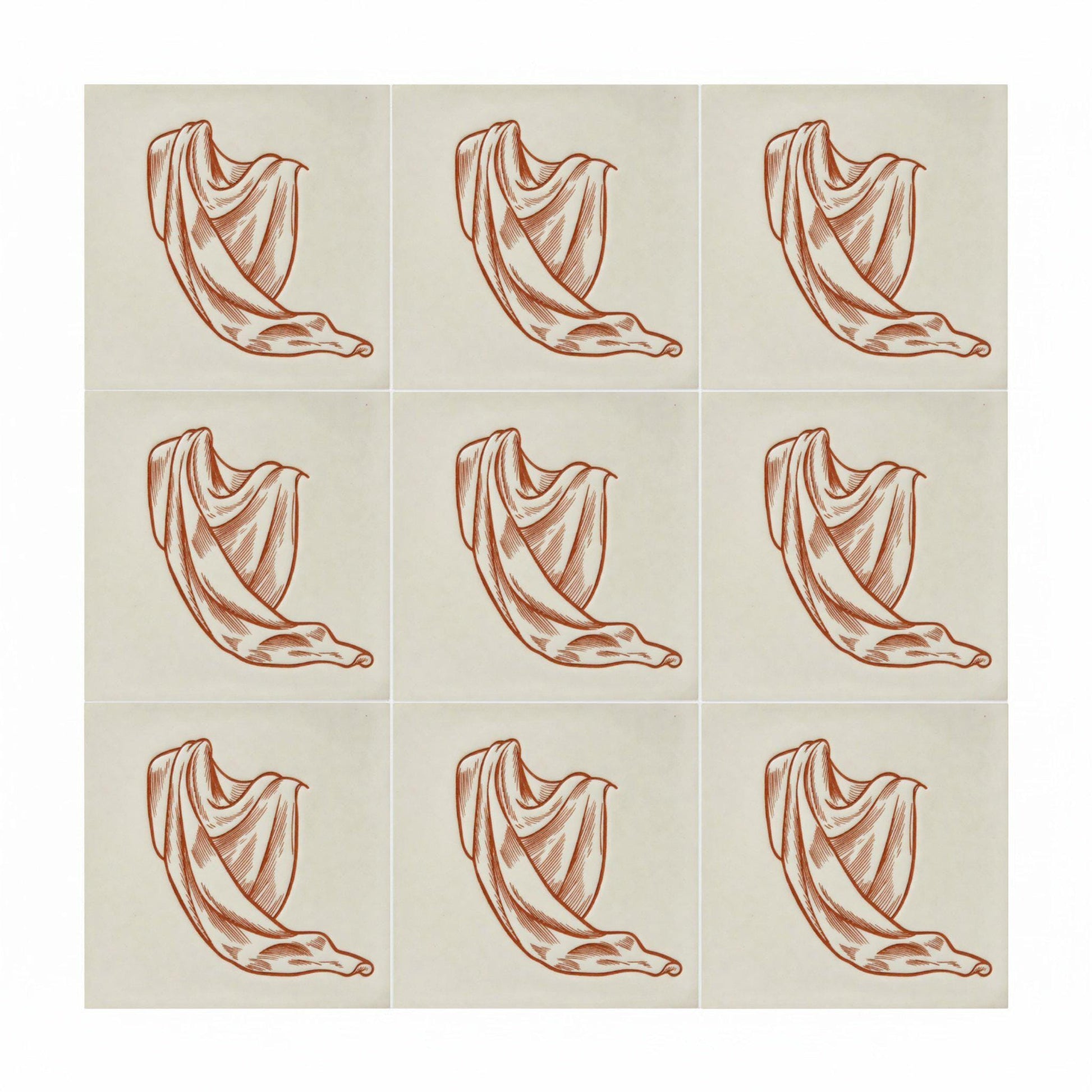 Ceramic Tile Drapery Classic — Classic Decorative Pattern