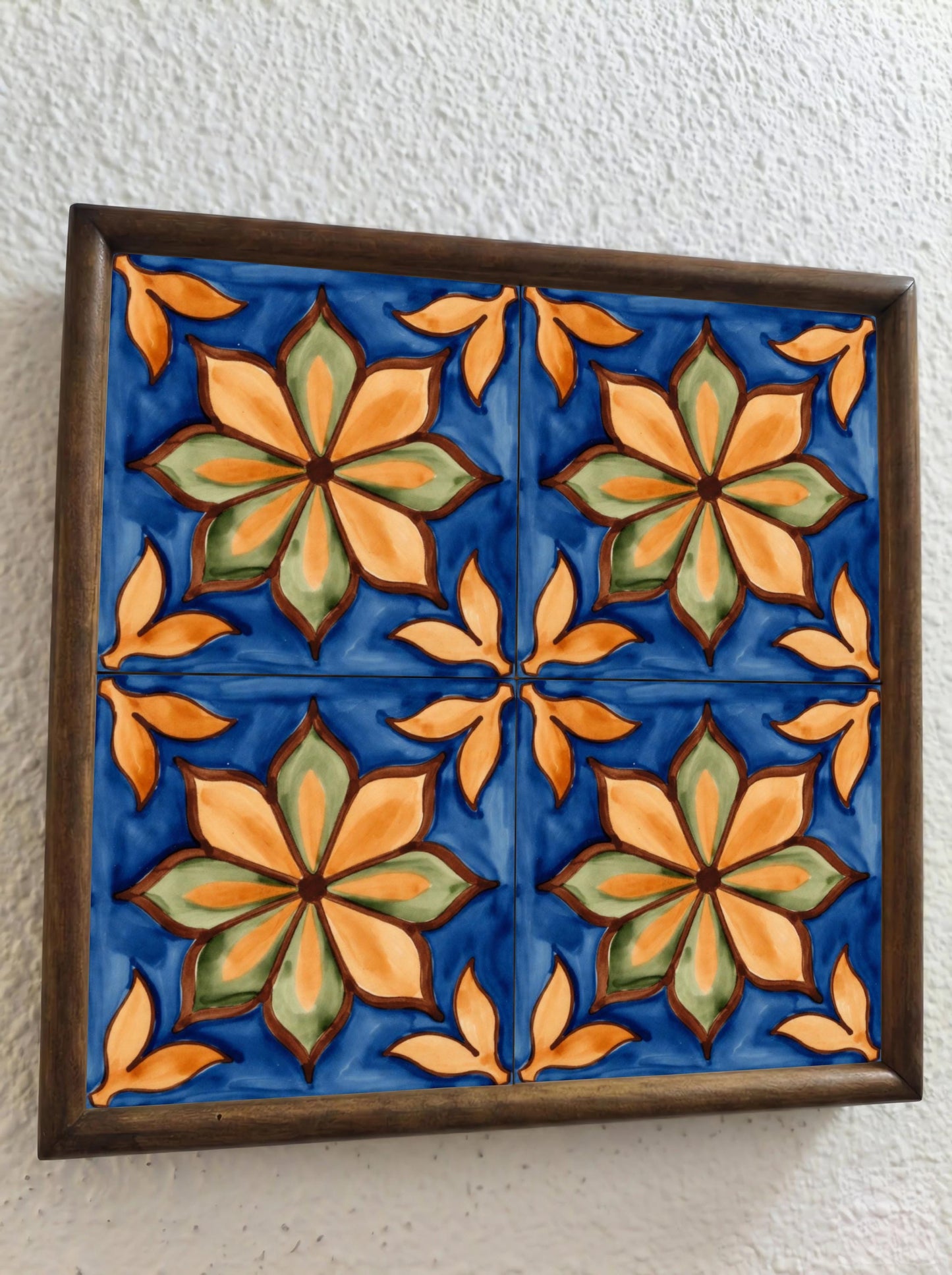Azulejo Floral mediterráneo