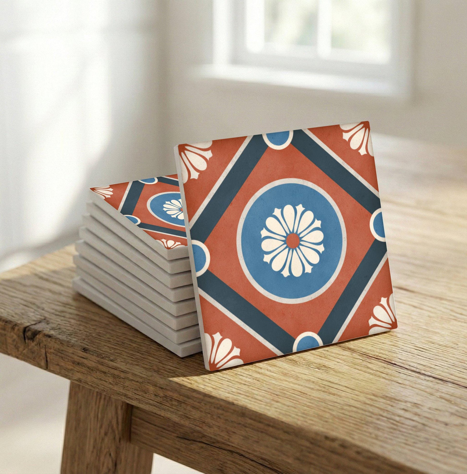 Naples Majolica — Travel-Inspired Wall Art Ceramic Tile