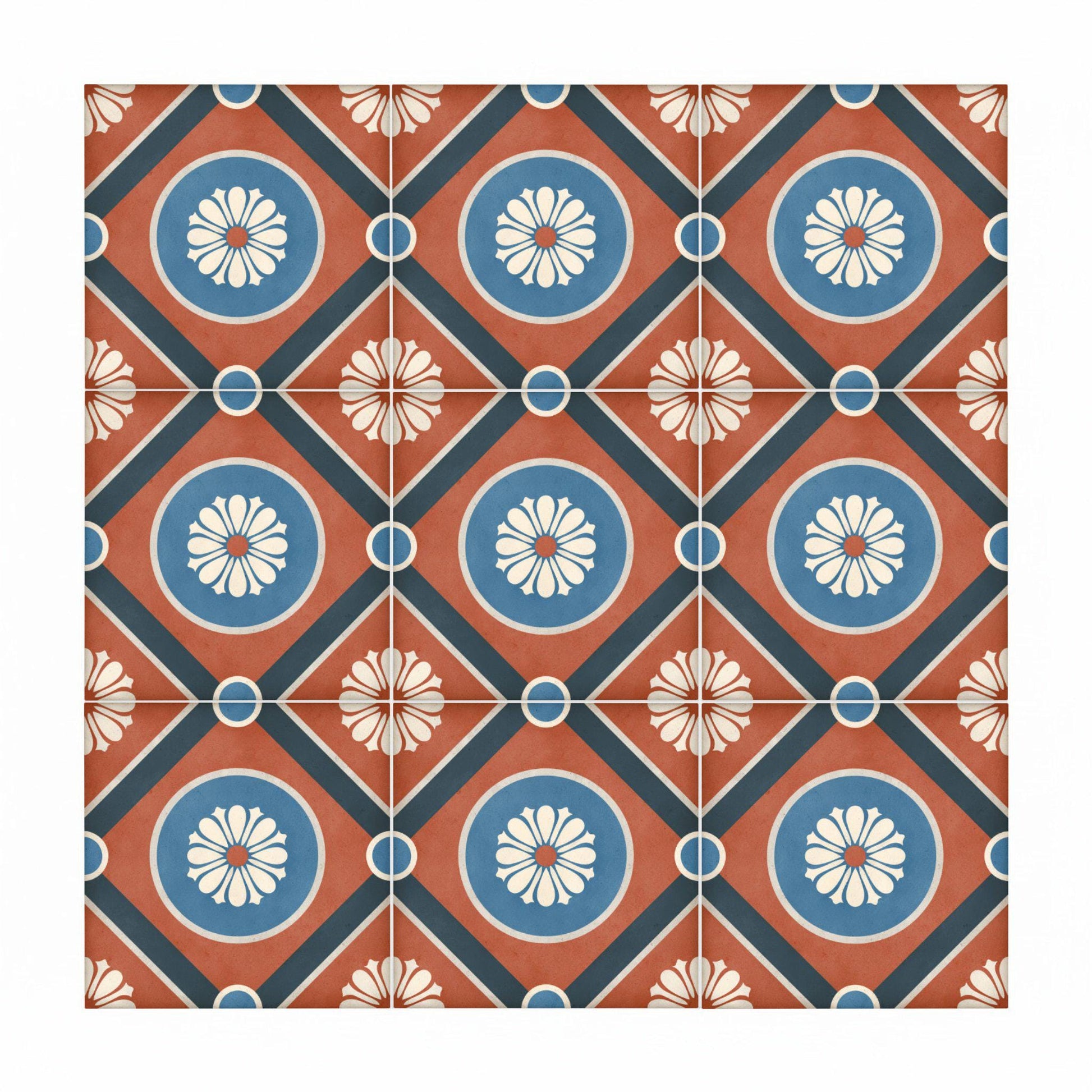 Naples Majolica — Travel-Inspired Wall Art Ceramic Tile