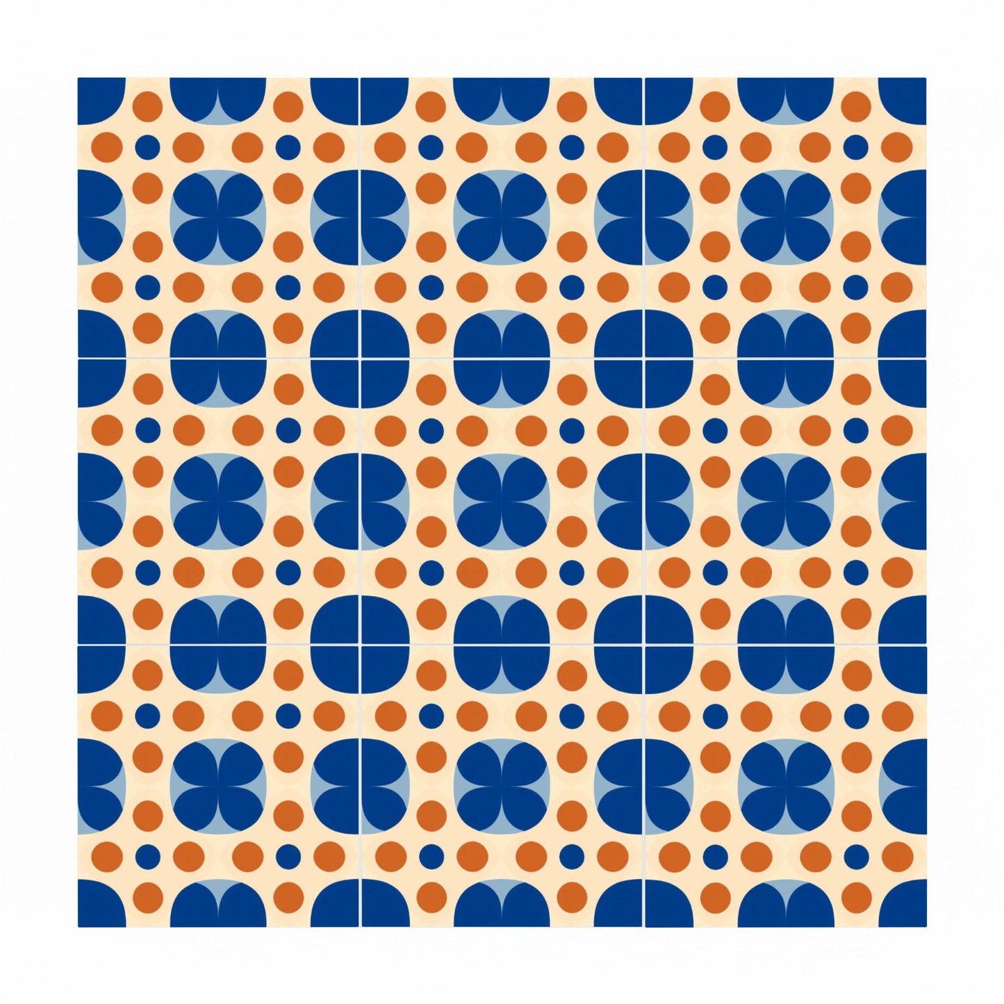 Chicago Modernist · Ceramic Wall Tile — Modern Geometric Design