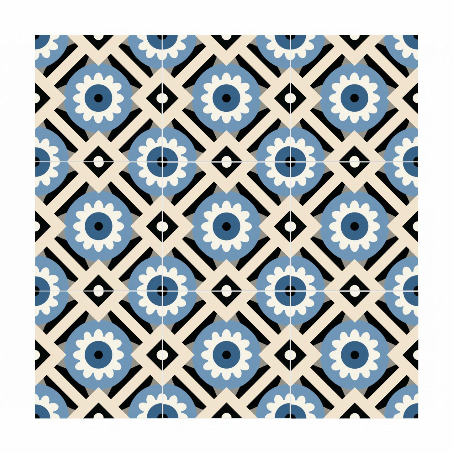 Azulejo-Fliese Dänisch Modern — Modernes geometrisches Design