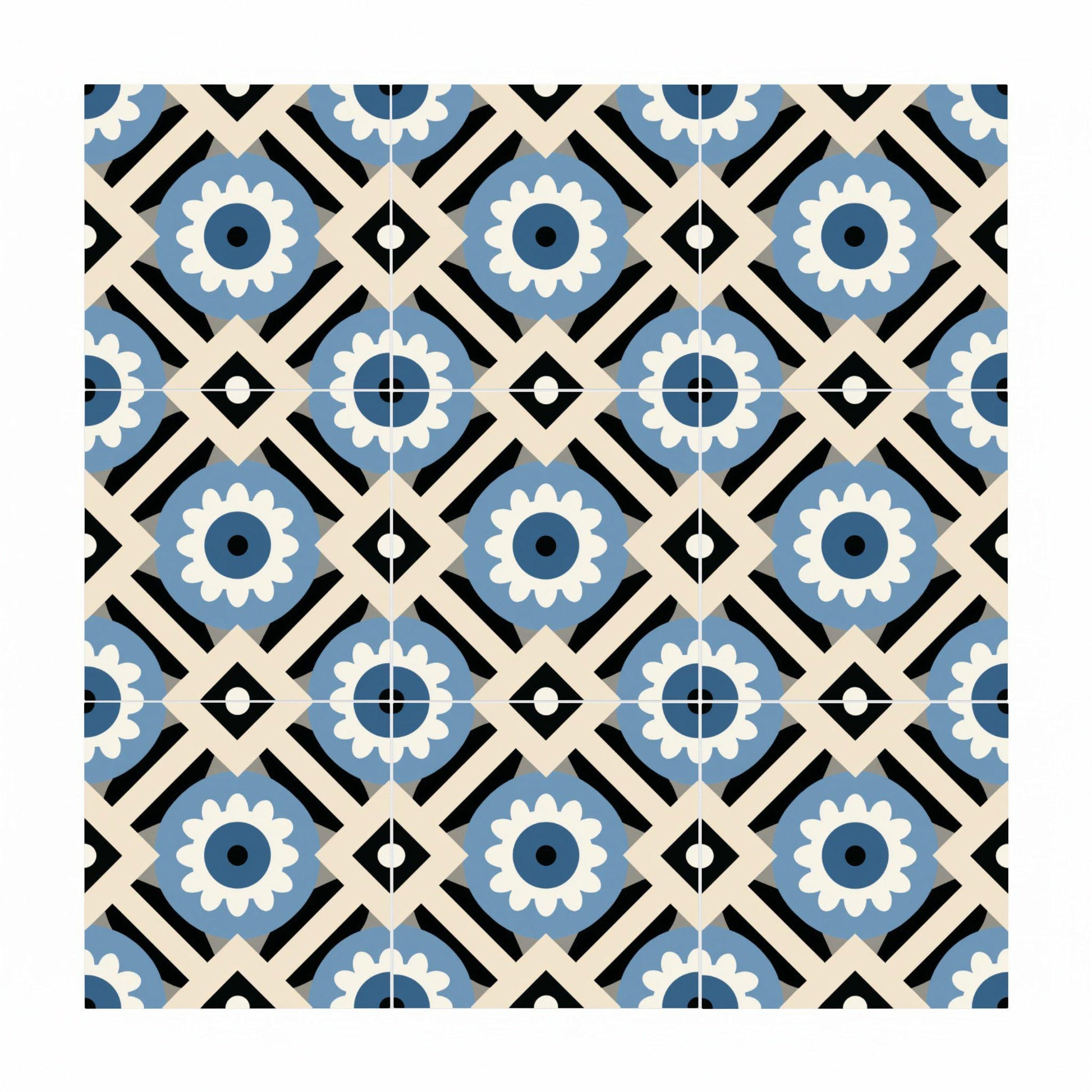 Azulejo-Fliese Dänisch Modern — Modernes geometrisches Design