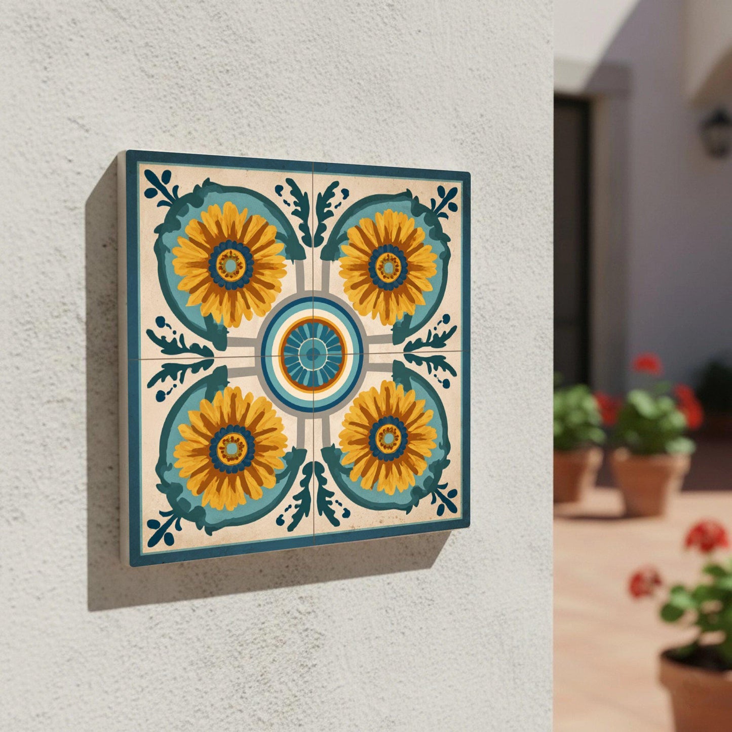 Genova Italian · Ceramic Wall Tile — Precision-Line Geometry