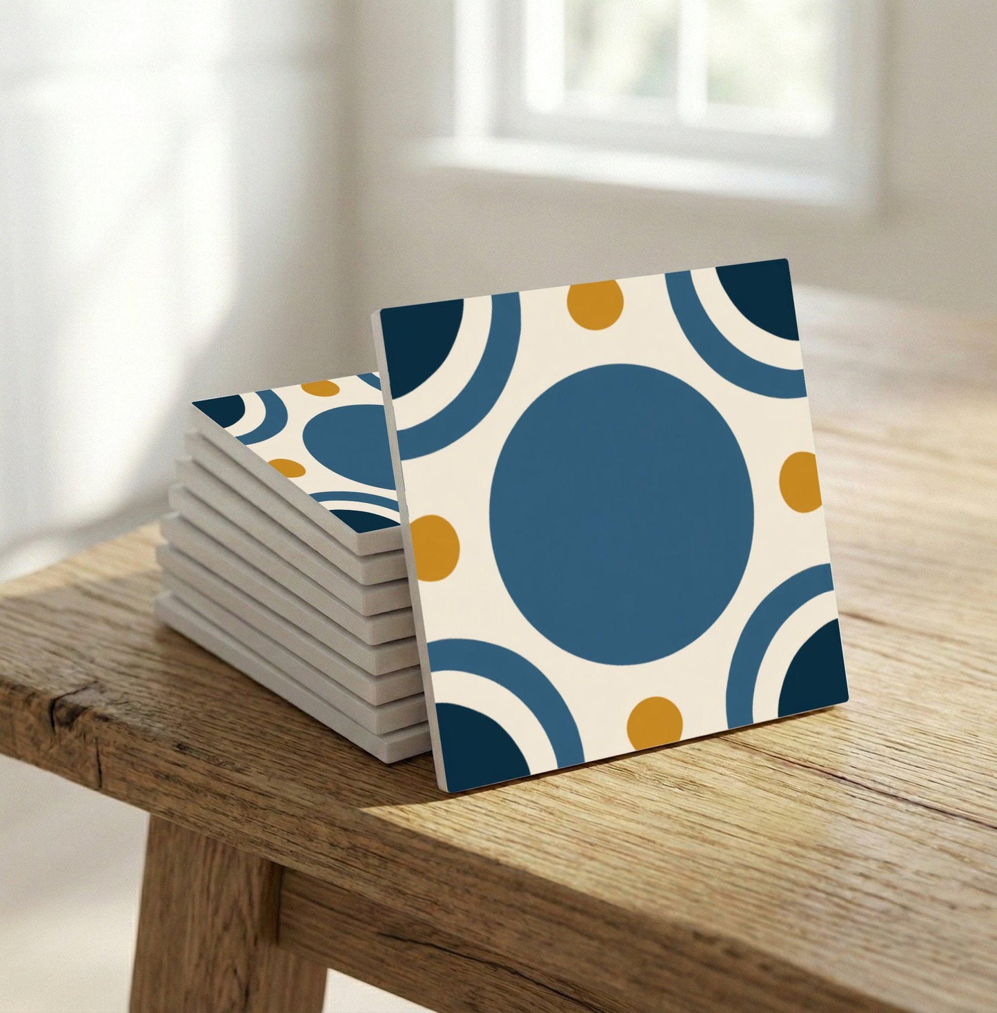 Solar Transit Observatory — Contemporary Geometric Décor Decorative Tile