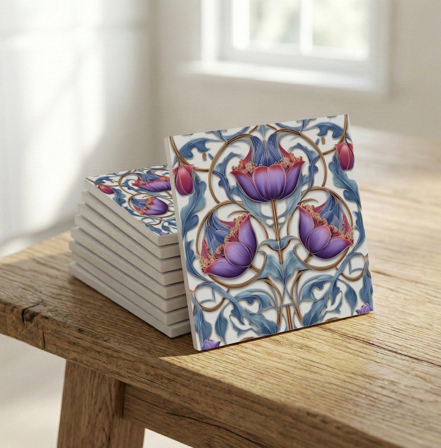 Azulejo Secession floral
