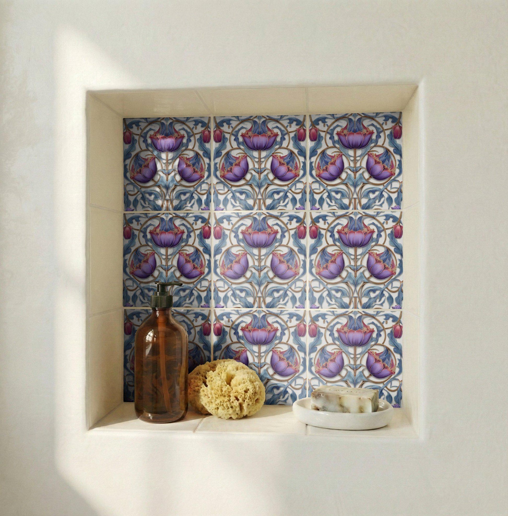 Azulejo Secession floral