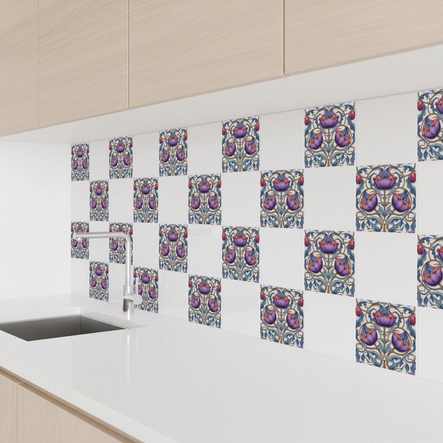 Azulejo Secession floral