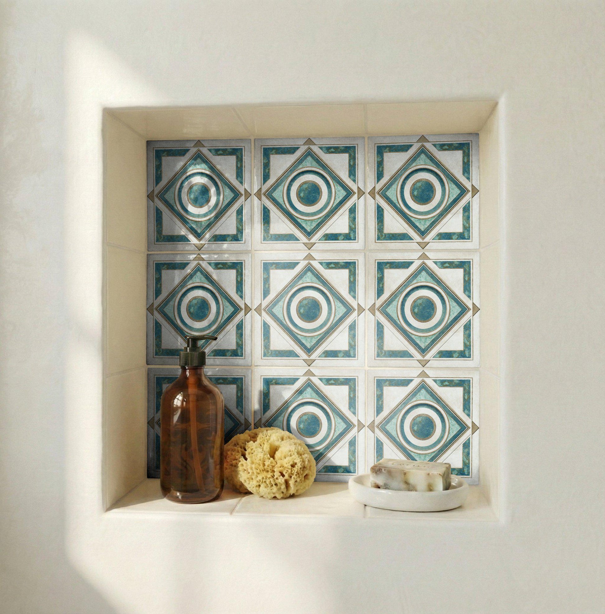 Azulejo Agra geometría