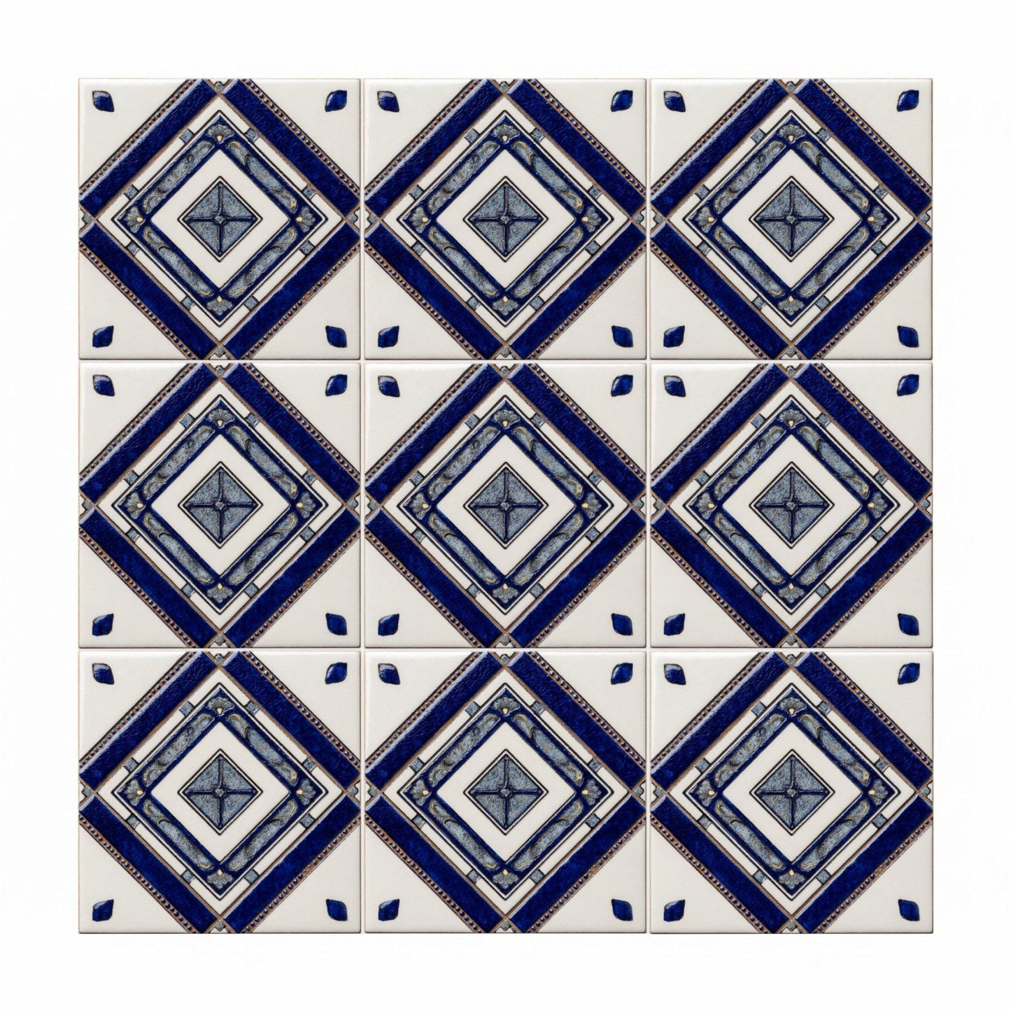 Cobalto Style Monastic Geometry — Precision-Line Geometry Ceramic Tile