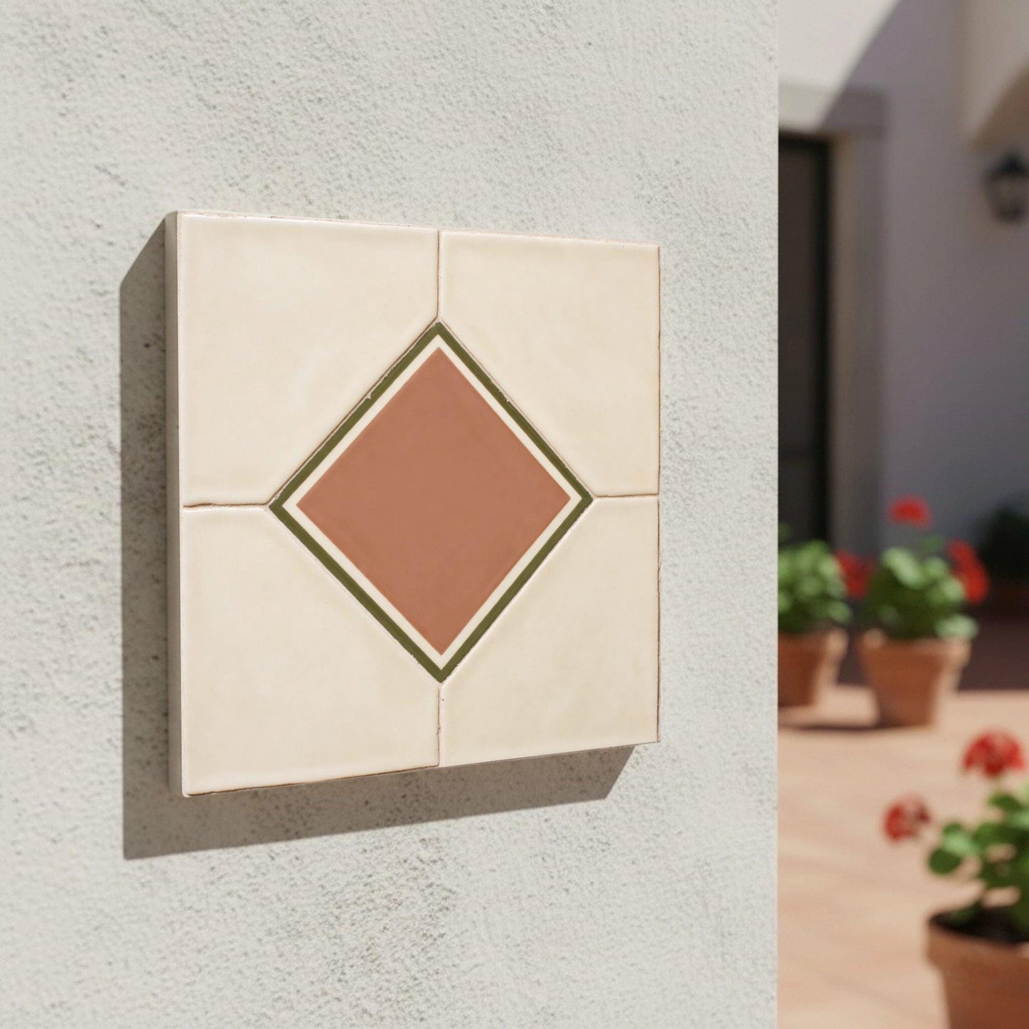 Azulejo-Fliese Sahara — Modernes geometrisches Design