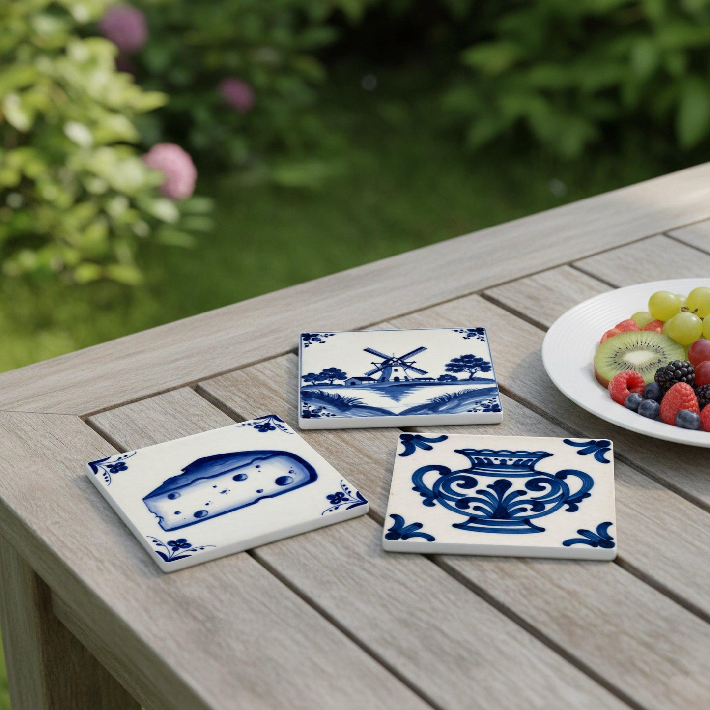 Posavasos Azul de Delft de Róterdam