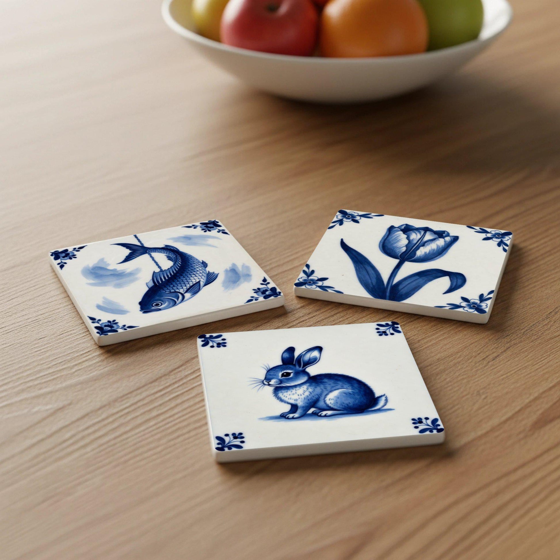 Posavasos Azul de Delft de Róterdam