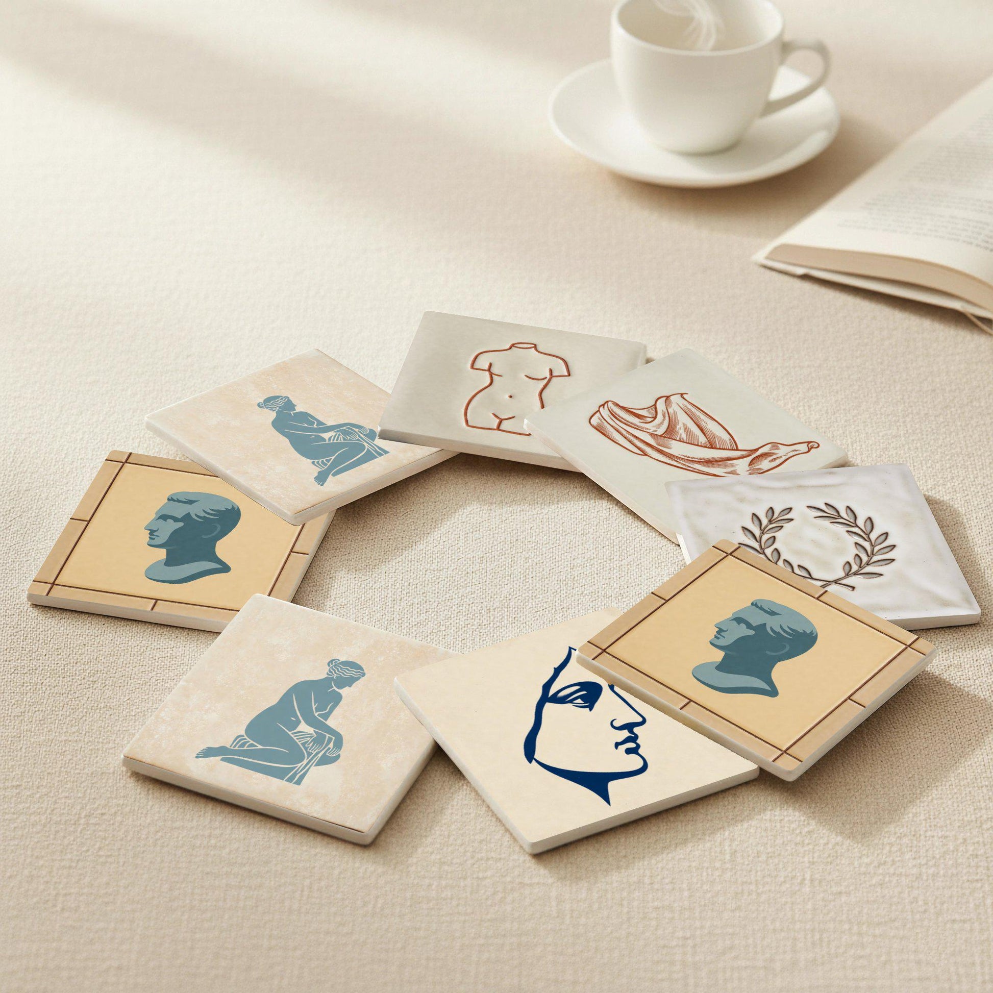 Posavasos Griega de Mykonos