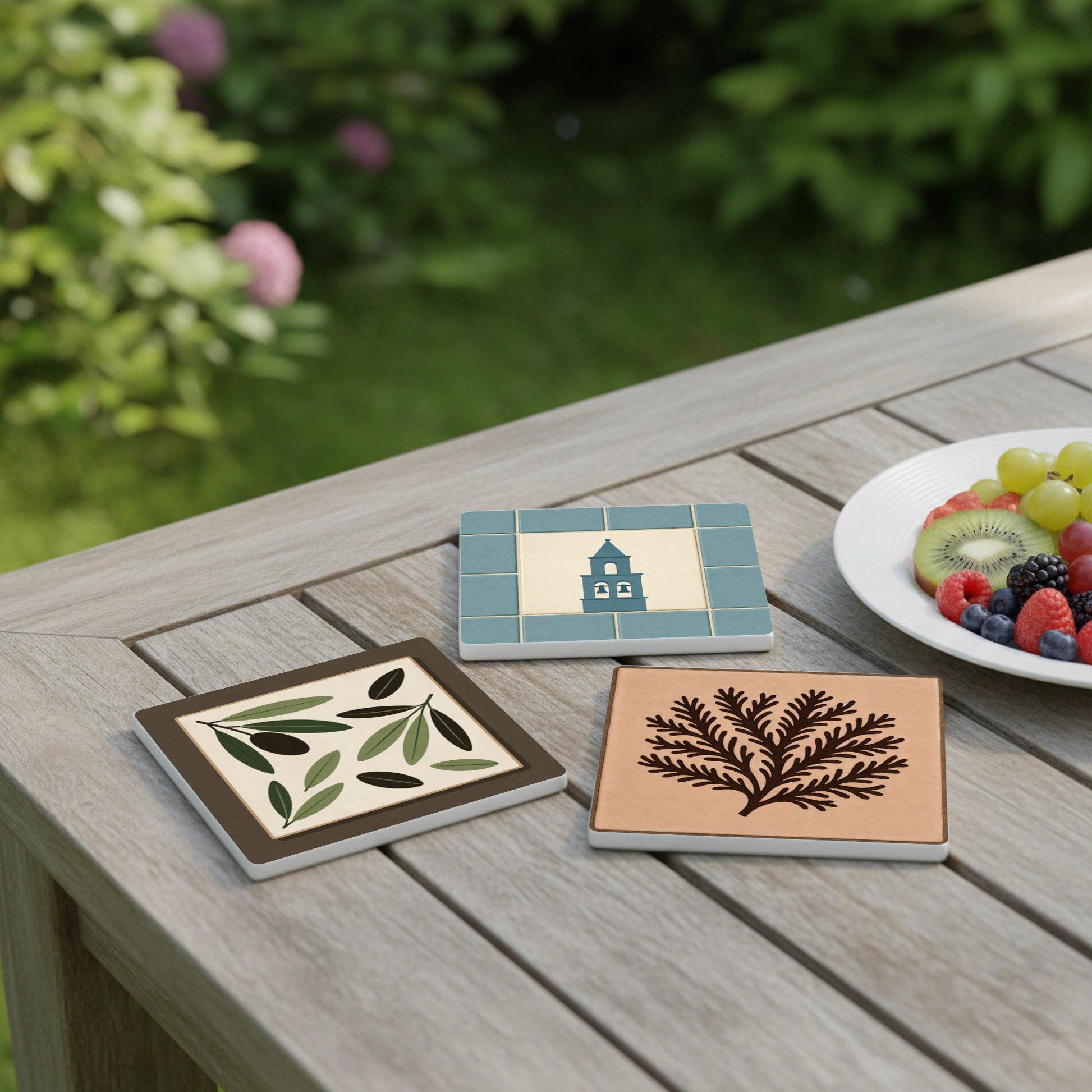 Posavasos Ibiza Mediterranean Tile