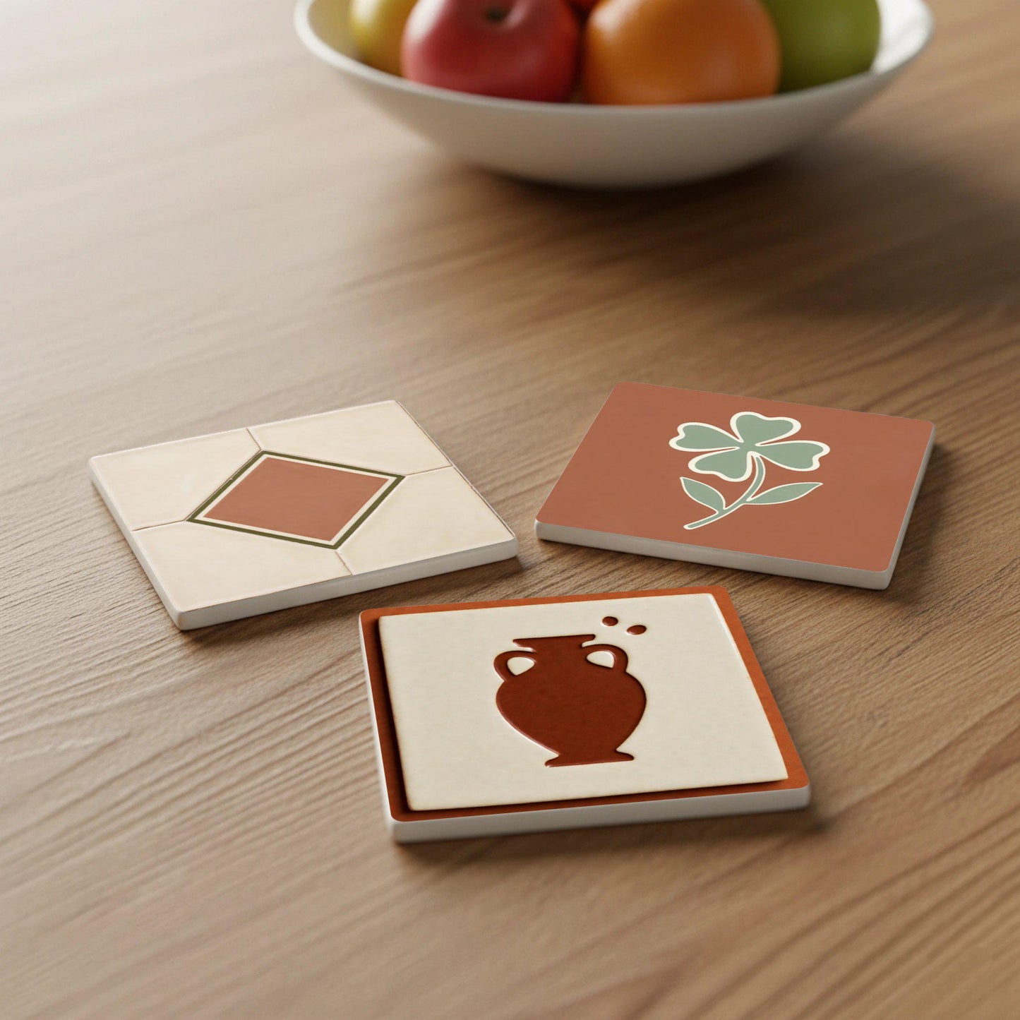 Posavasos Italiana de terracota Roma