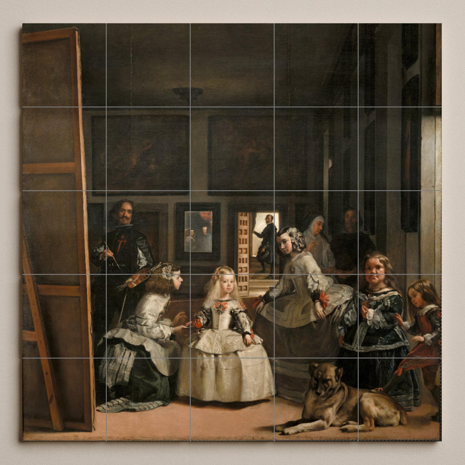 Meninas — Decorative Pattern Mural · Tile Wall Art