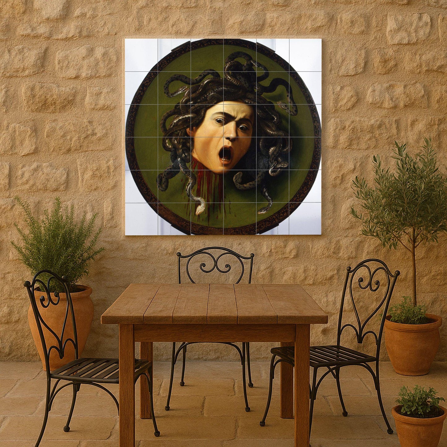 Fliesenbild Cerámica von Medusa — Ornamentales Wandpaneel
