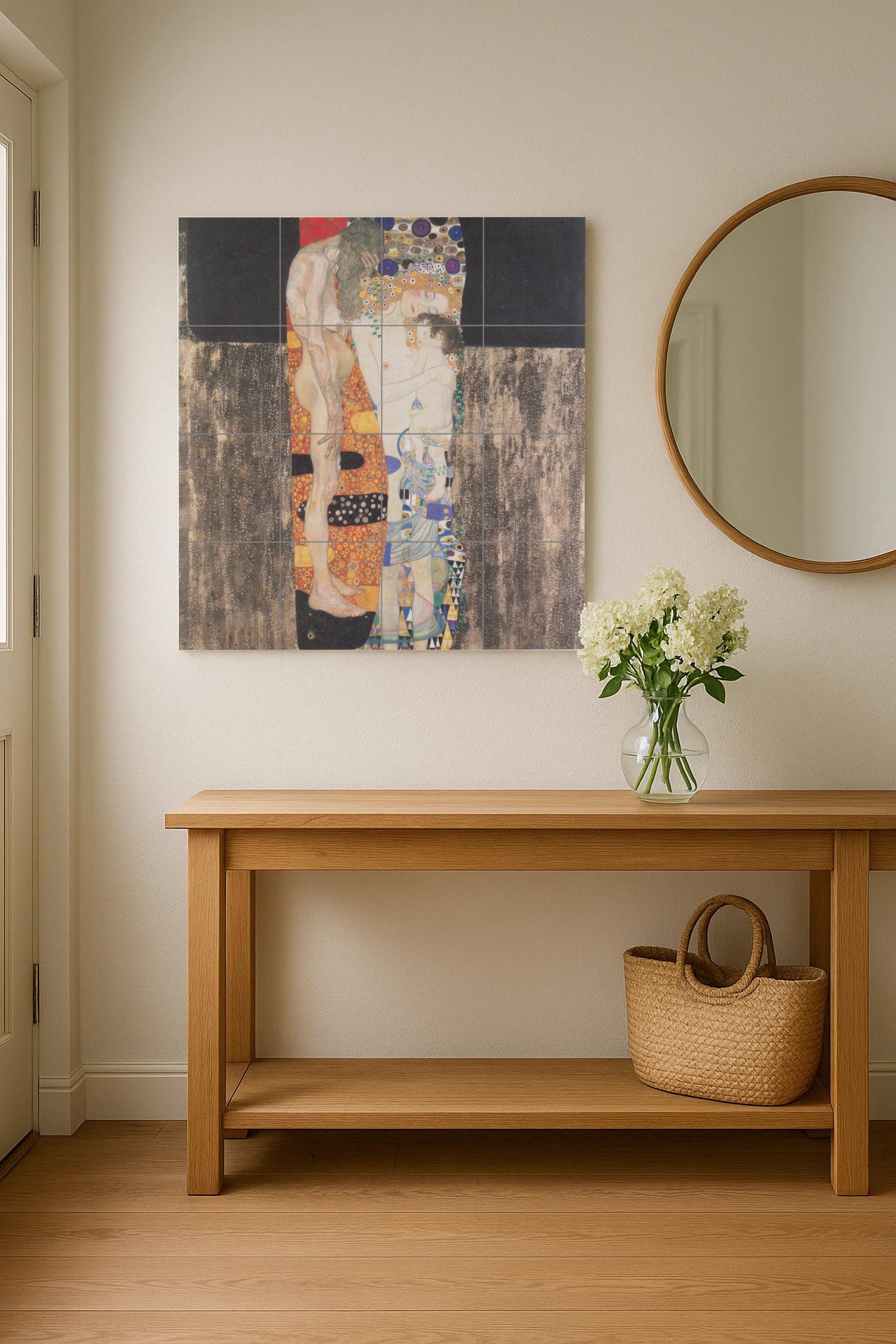 Las tres edades de la mujer — Decorative Pattern Mural · Ceramic Tile Mural