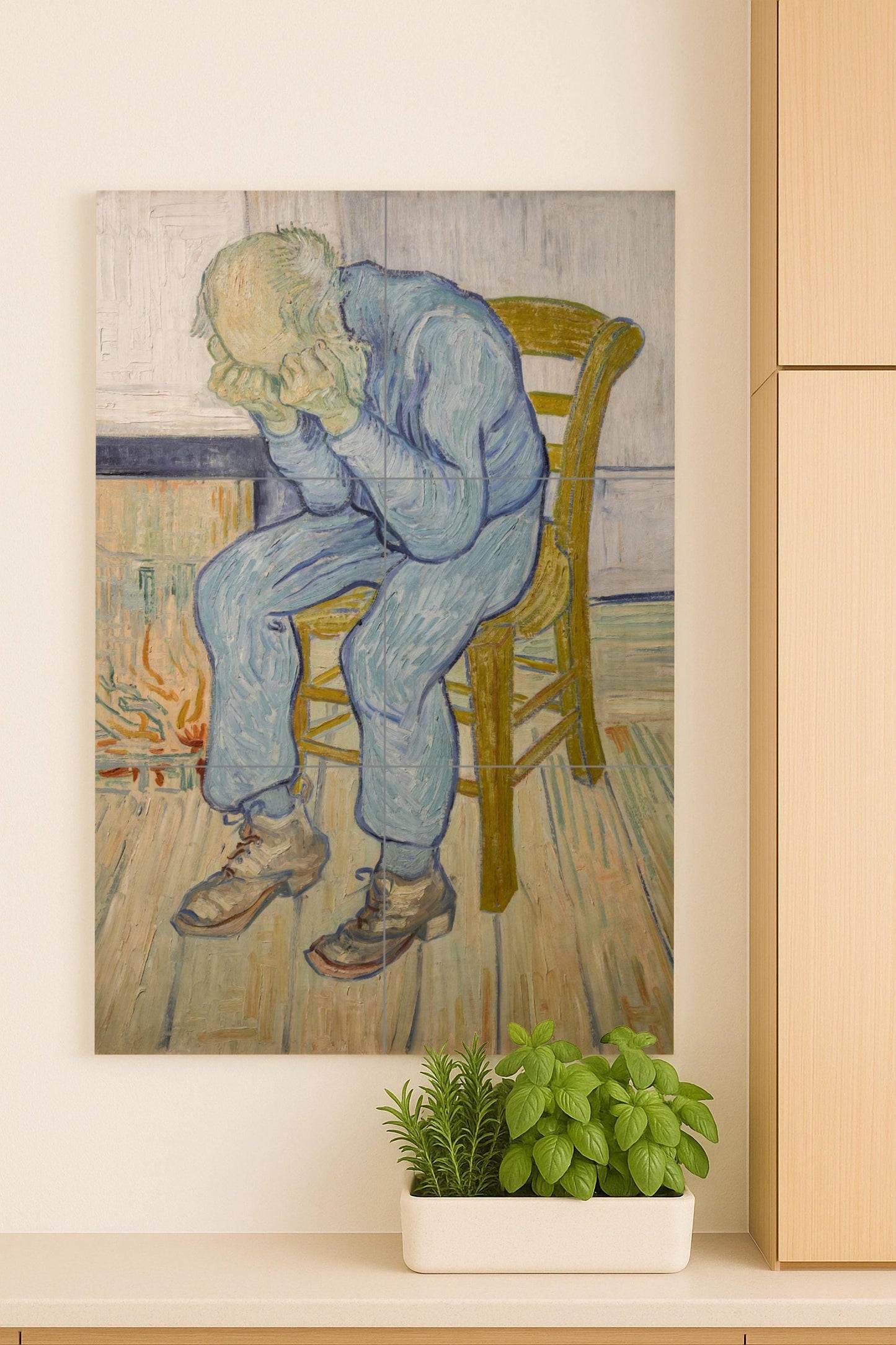 Ceramic Tile Mural: «in the Door of the eternidad — Ornamental Wall Panel