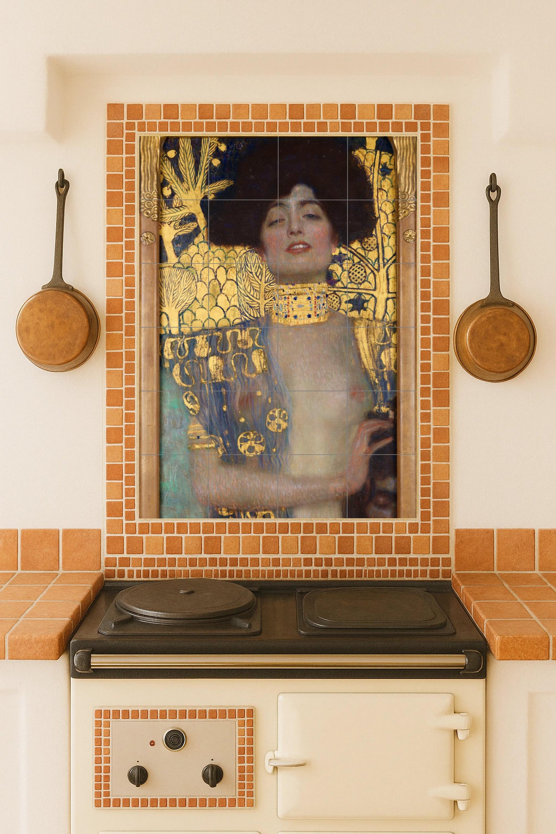 Judith I — Decorative Pattern Mural · Ceramic Tile Mural