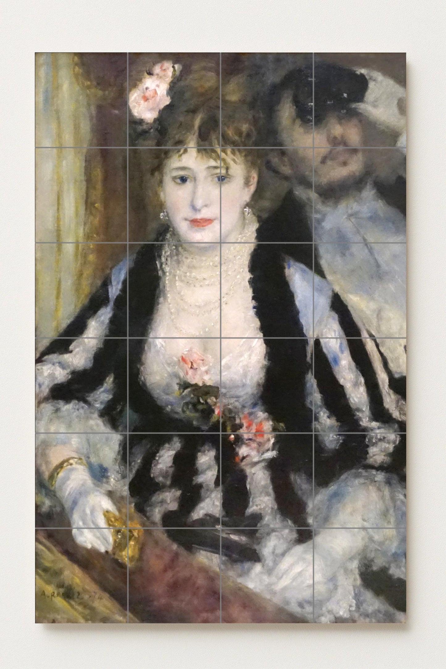 Loge — Folk-Art Décor · Ceramic Tile Mural