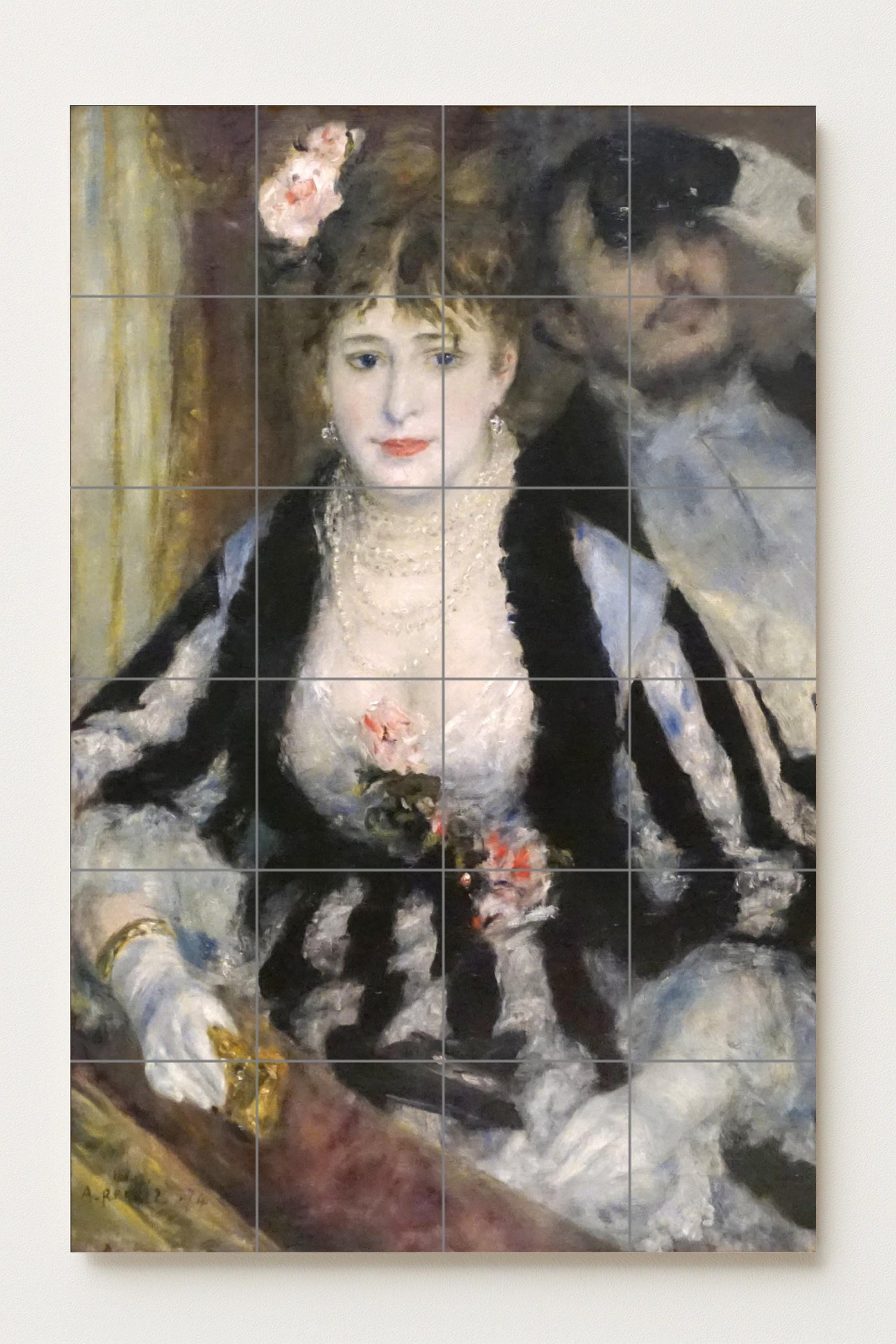 Loge — Folk-Art Décor · Ceramic Tile Mural