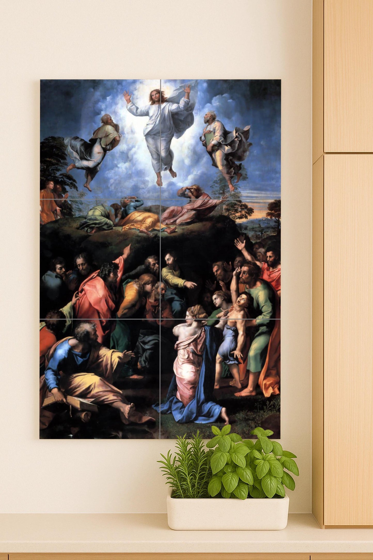Transfiguración — Folk-Art Décor · Tile Wall Art