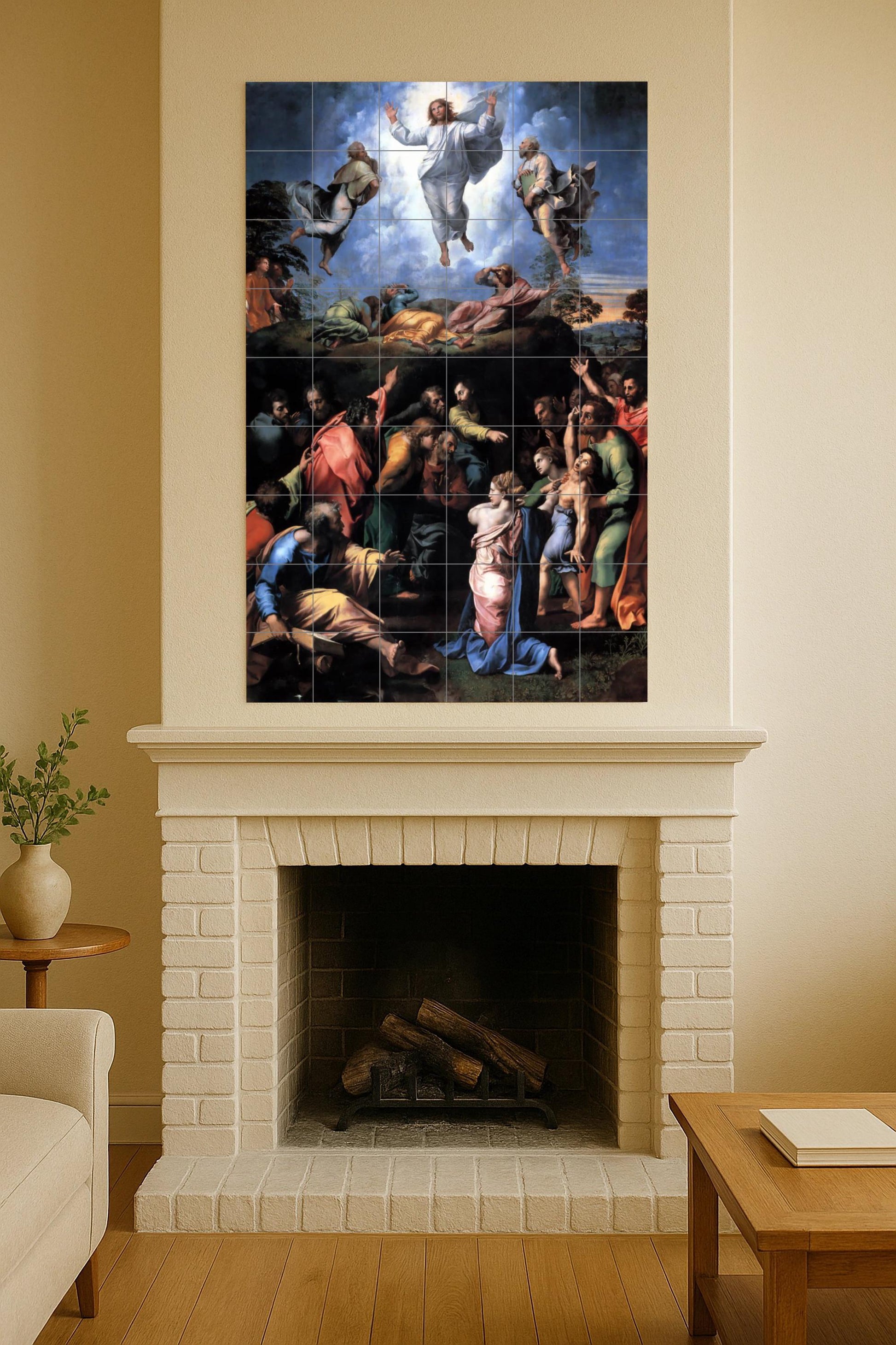 Transfiguración — Folk-Art Décor · Tile Wall Art