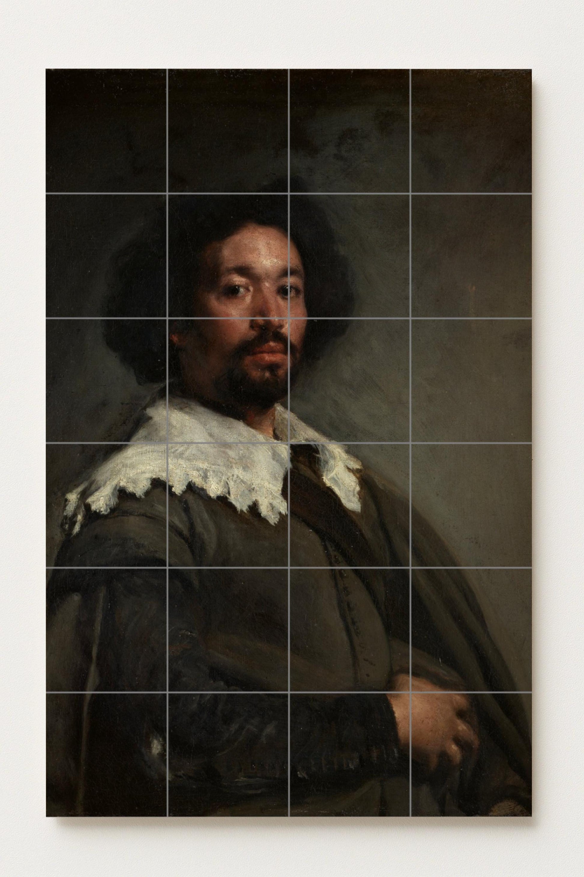 Portrait de Juan de Pareja · Fresque Céramique — Décor d'Art Populaire