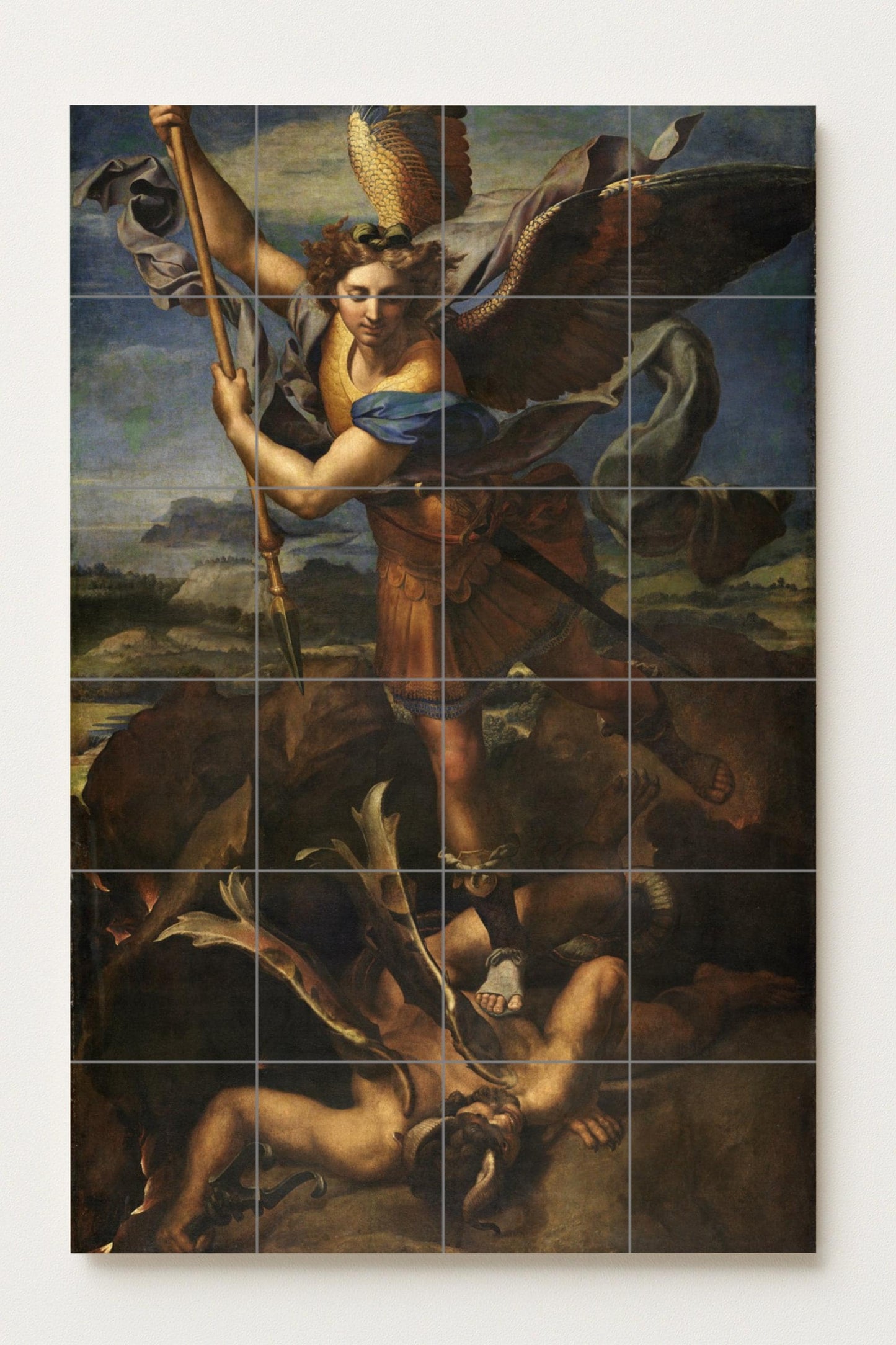 San Miguel venciendo a Satanás
