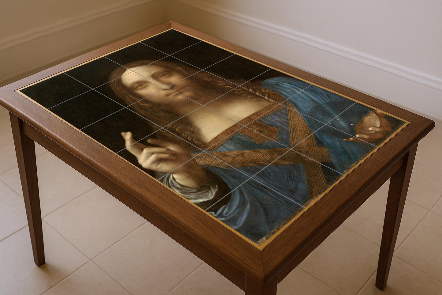 Salvator Mundi — Art Populaire et Ornemental, Art Mural en Céramique
