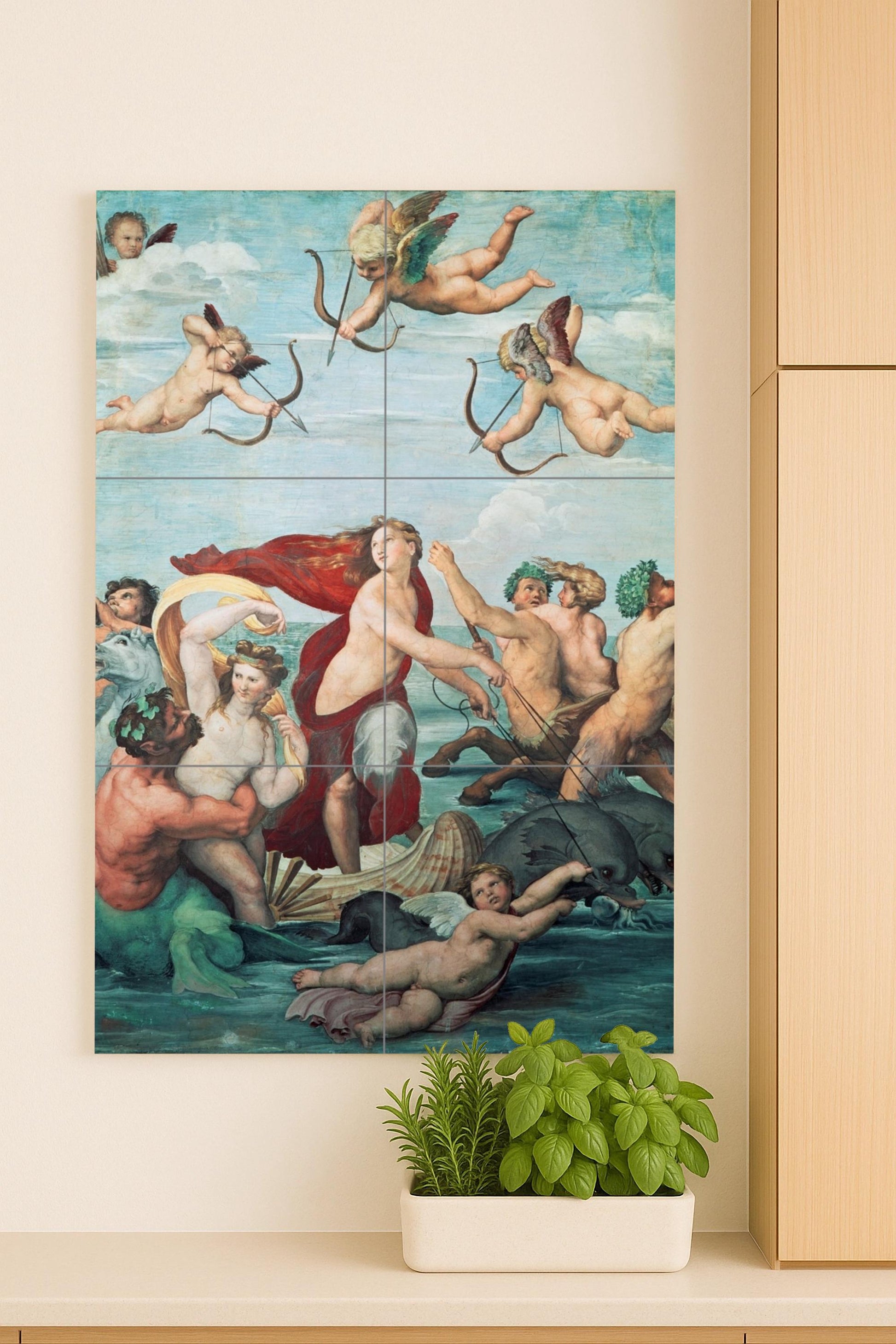 Triunfo of Galatea · Ceramic Wall Mural — Decorative Pattern Mural