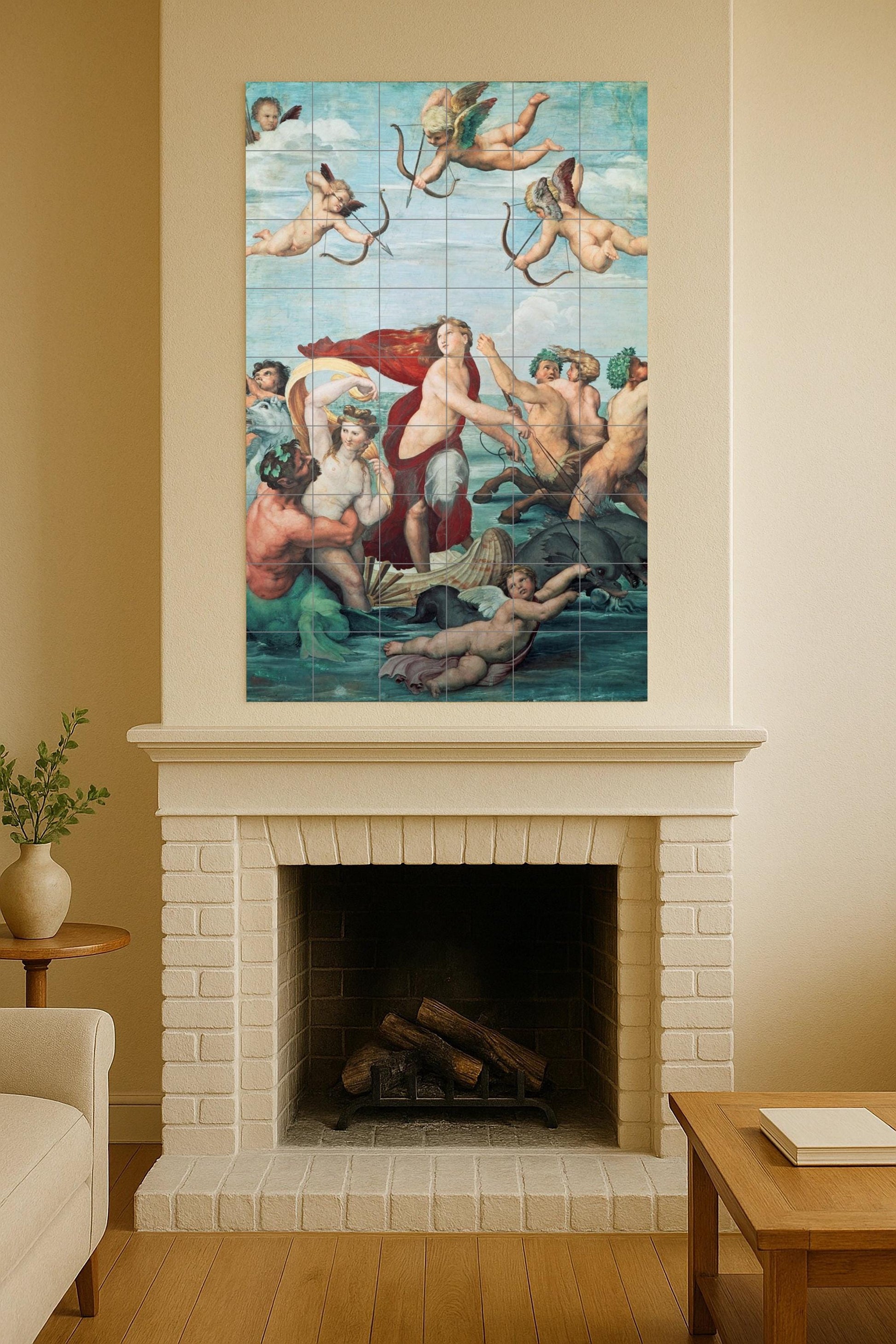 Triunfo of Galatea · Ceramic Wall Mural — Decorative Pattern Mural