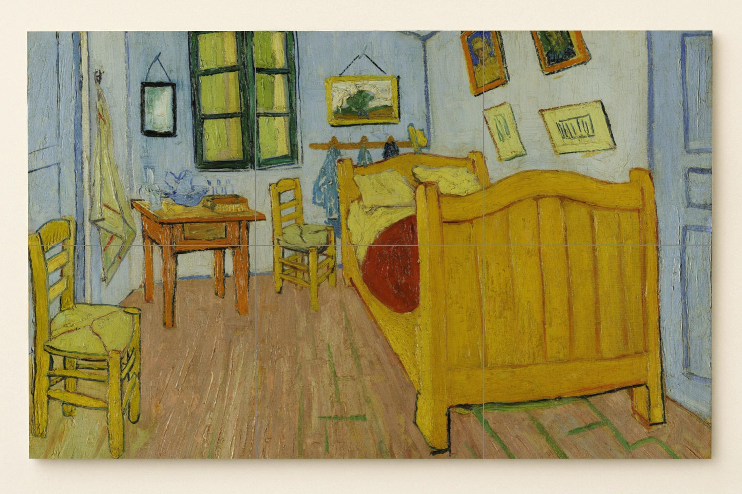 In un dormitorio di Arles · Murale Ceramico — Pannello Ornamentale