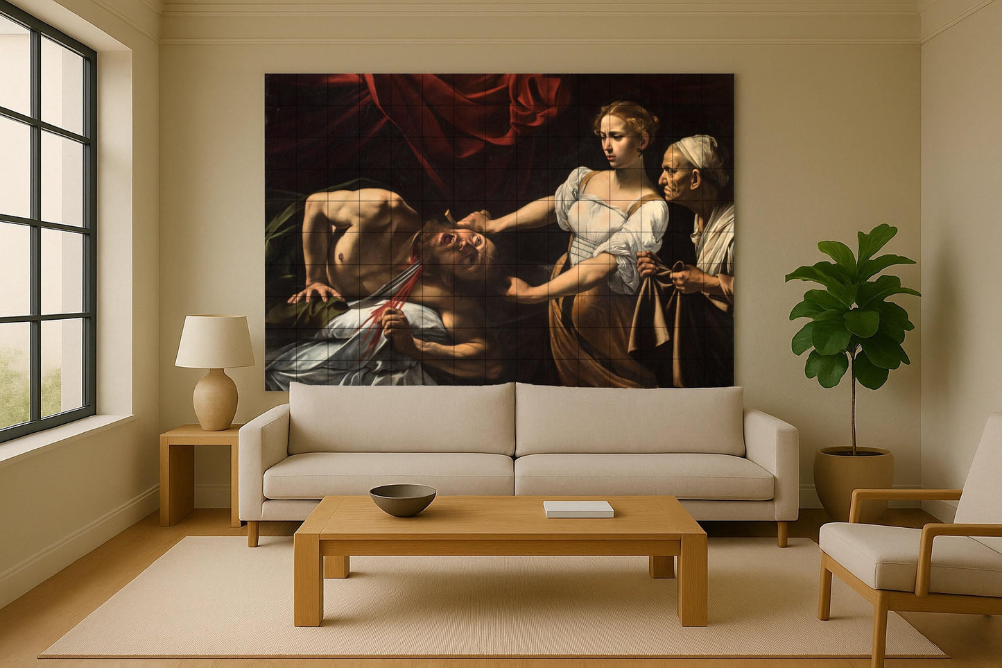 Caravaggio — Ornamental Wall Panel · Ceramic Tile Mural