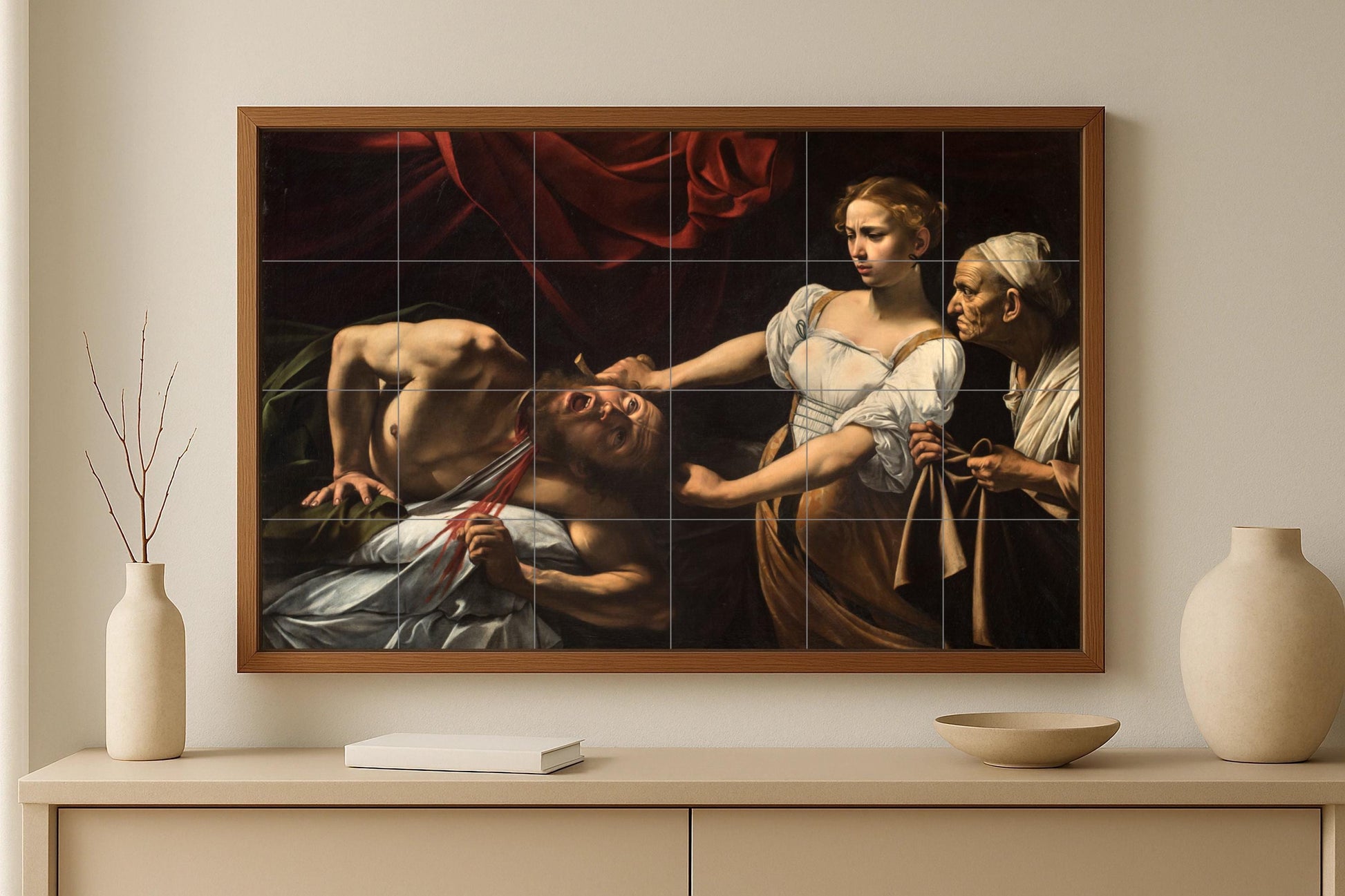 Caravaggio — Ornamental Wall Panel · Ceramic Tile Mural