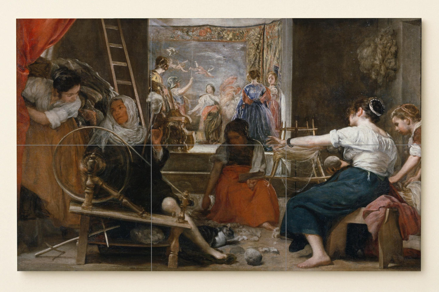 Hilanderas Velázquez — Folk-Art Décor · Tile Wall Art