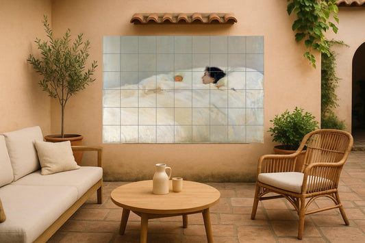 Cerámica "Madre — Decorative Pattern Mural · Tile Wall Art
