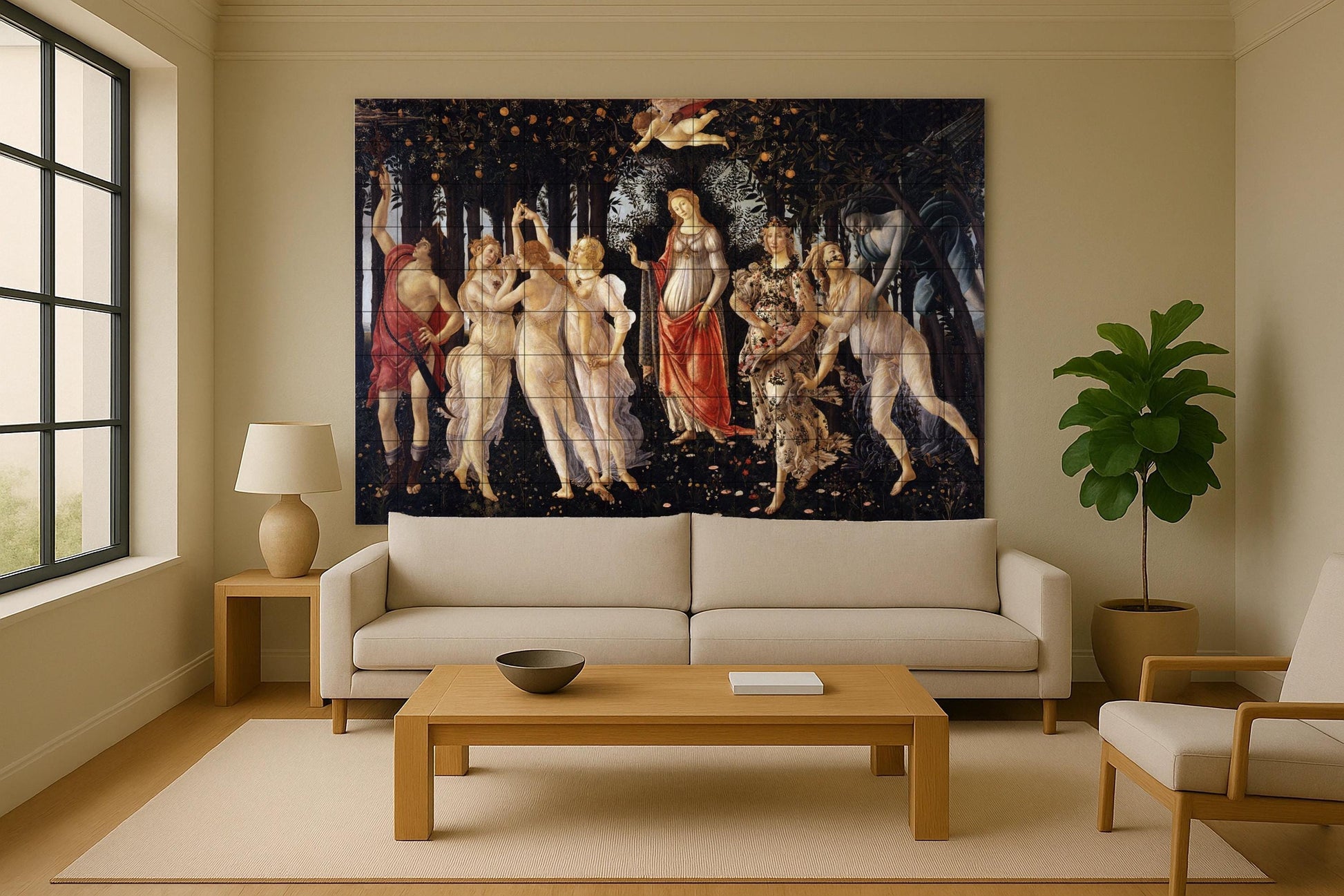 Spring · Ceramic Wall Mural — Folk & Ornamental Art