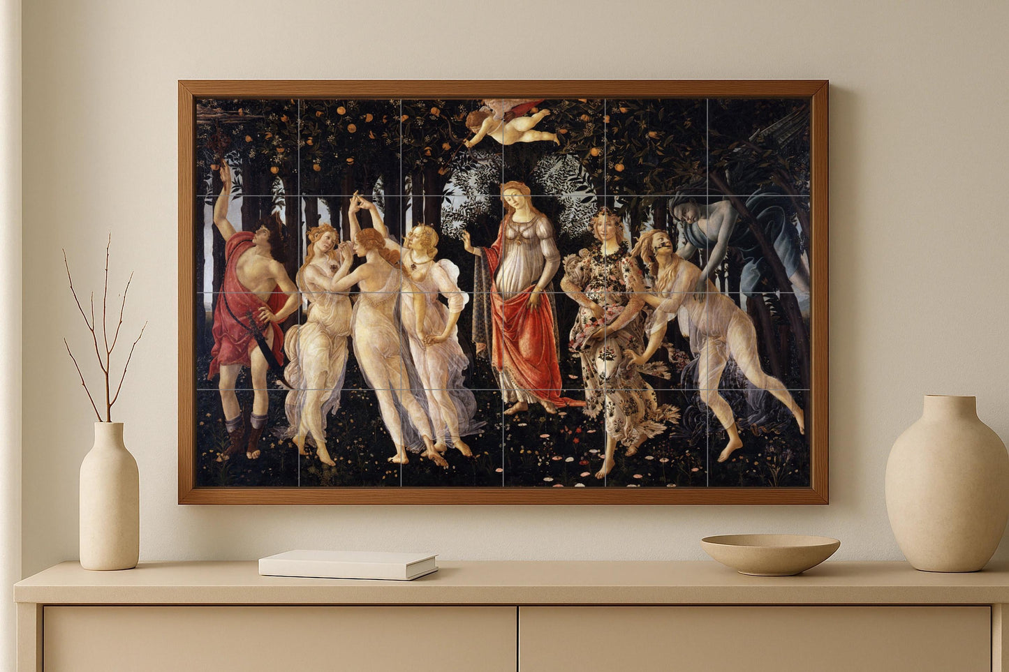 Spring · Ceramic Wall Mural — Folk & Ornamental Art